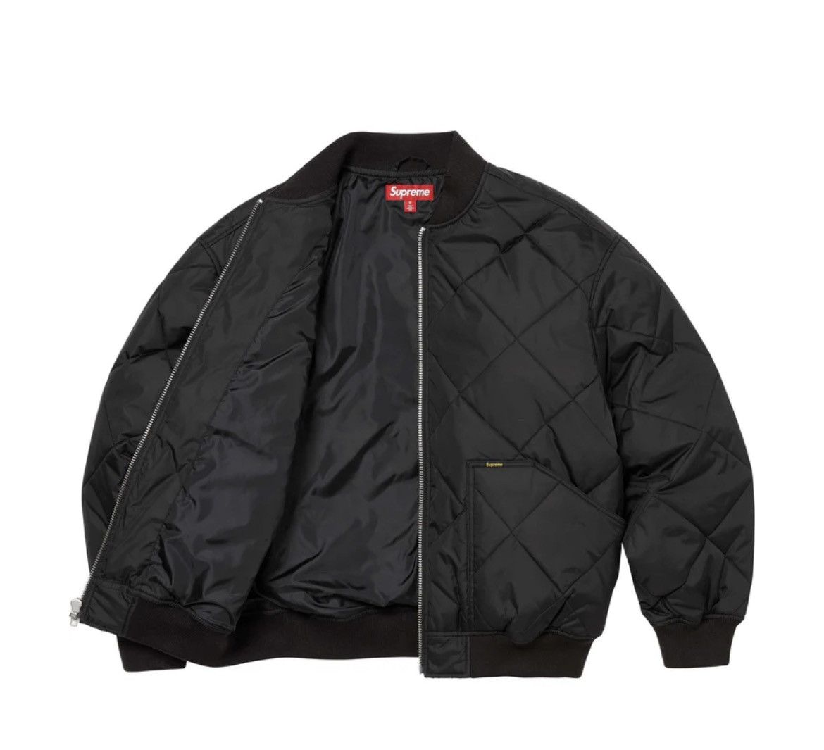 Supreme × Vintage Supreme/AOI Industries Quilted Work Jacket Size US L / EU 52-54 / 3 - 3 Thumbnail