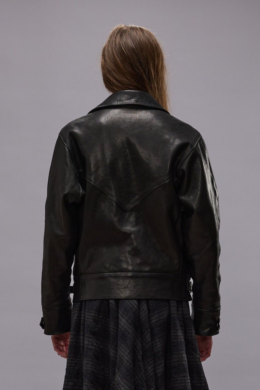 R13 Asymmetric Snap Biker Jacket medium Size M / US 6-8 / IT 42-44 - 6 Thumbnail