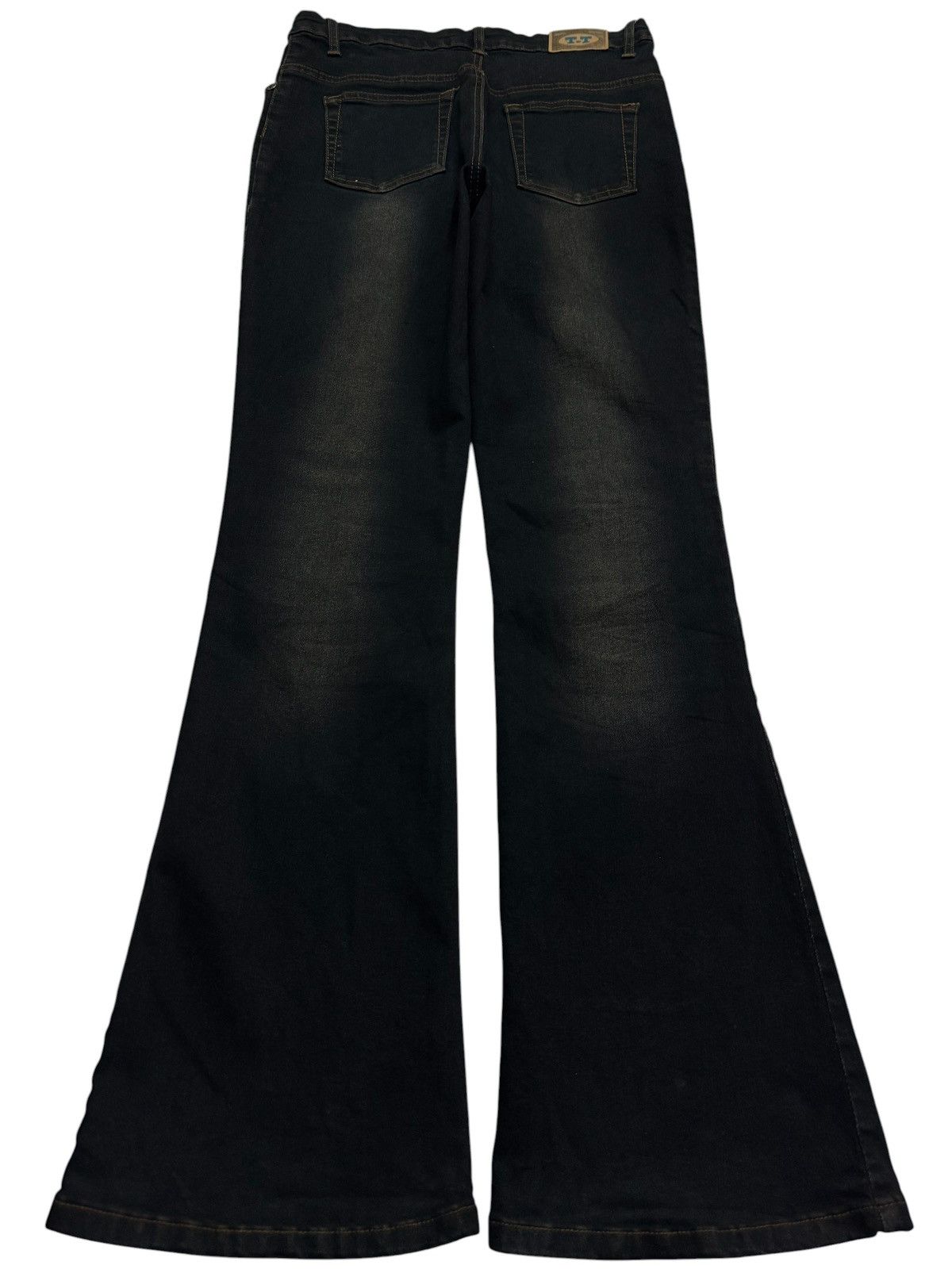 Tornado Mart TORNADO MART STYLE RARE FLARED EMBROIDERY LOGO MUDWASH JAPAN Size US 28 / EU 44 - 2 Thumbnail