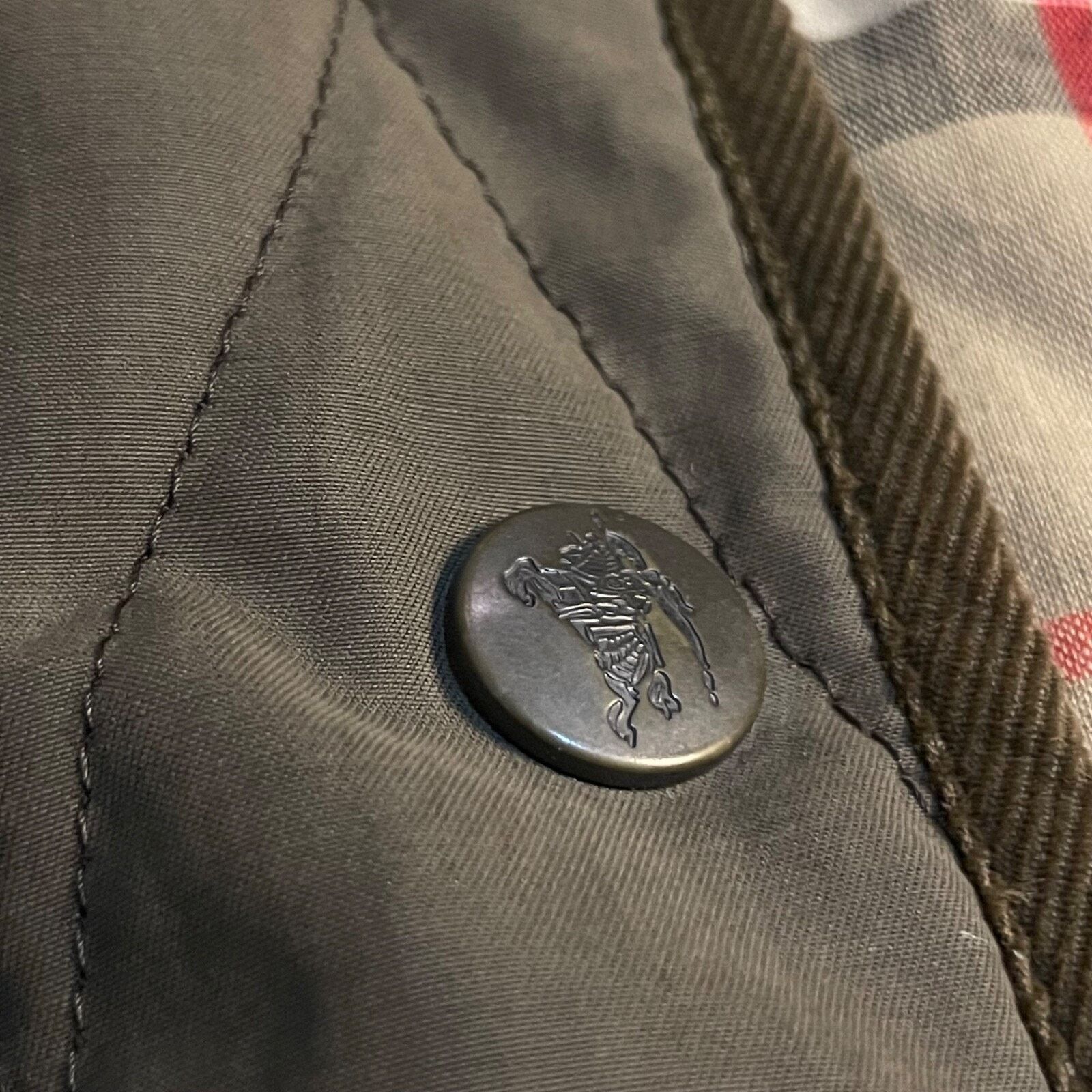 Burberry VINTAGE Burberry Quilted Jacket Nova check Diamond corduroy Size L / US 10 / IT 46 - 10 Thumbnail
