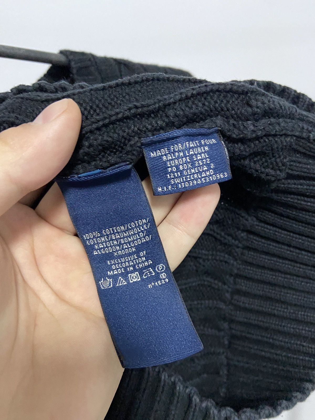 Polo Ralph Lauren × Vintage Polo Ralph Lauren sweater Knitted vintage 90s V-neck Size M / US 6-8 / IT 42-44 - 5 Thumbnail