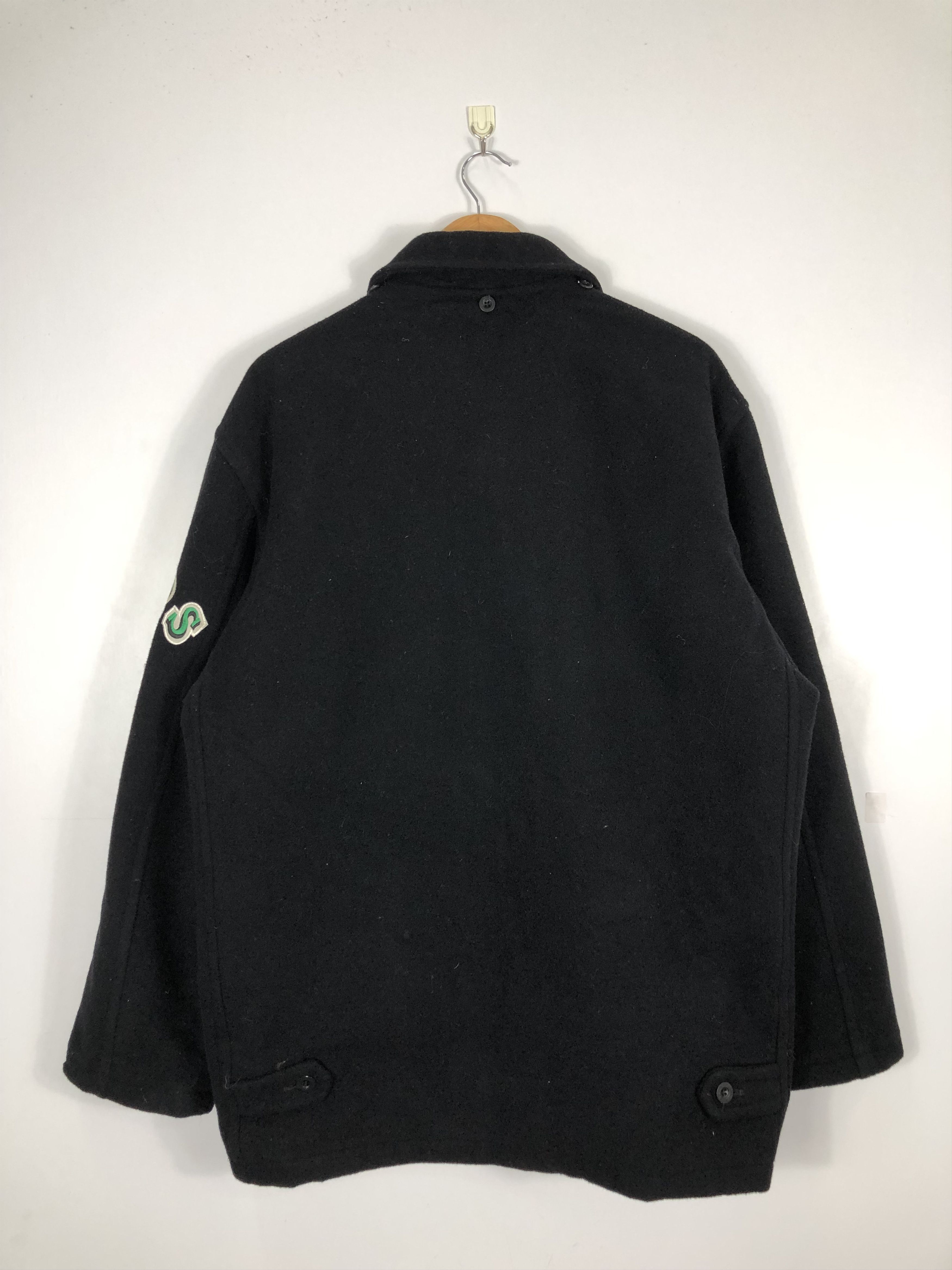 United Colors Of Benetton 90s United Colors Of Benetton Wool Jacket Embroidered J0462 Size US L / EU 52-54 / 3 - 3 Thumbnail