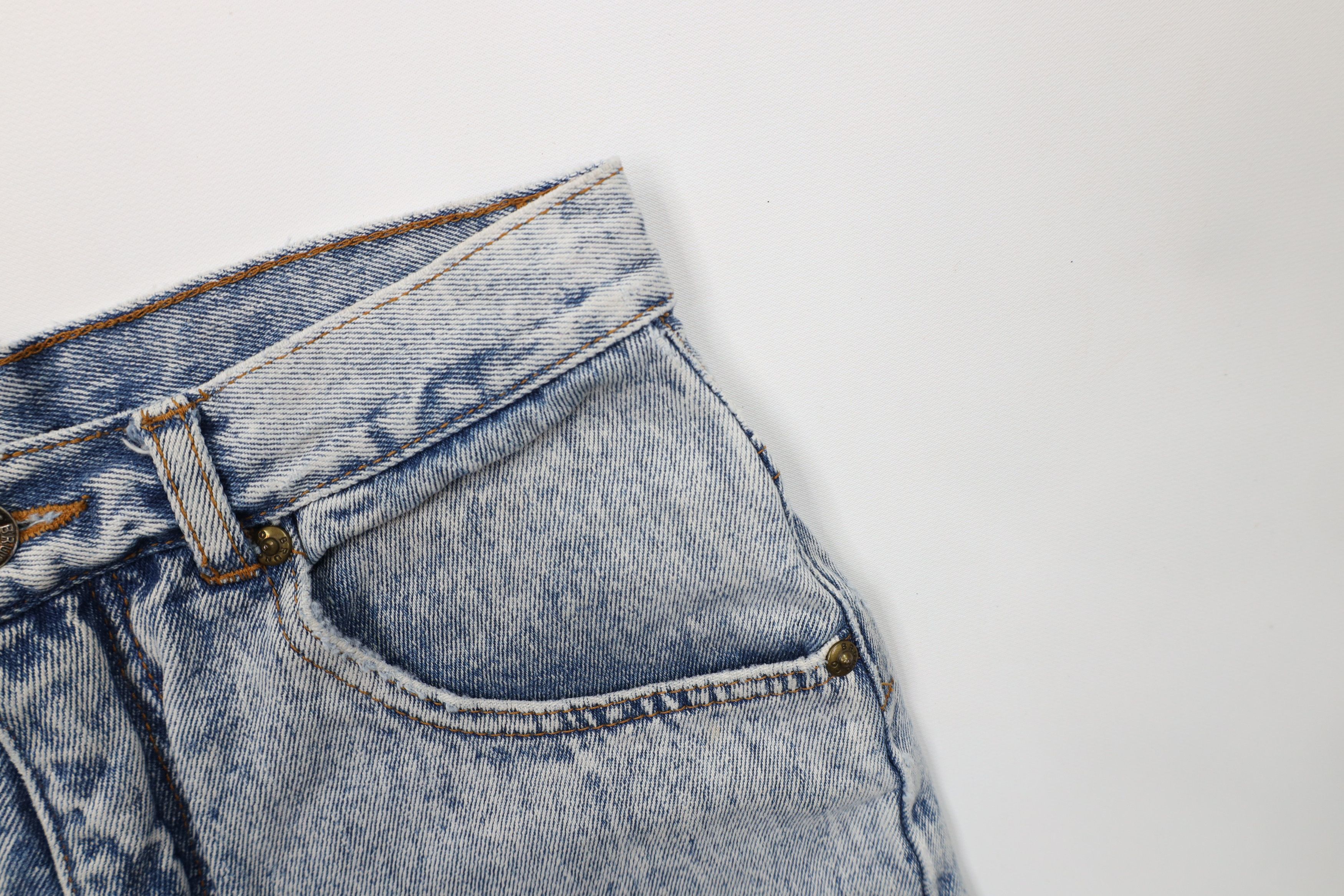 Vintage Vintage 90s Streetwear Acid Wash Straight Leg Denim Jeans Size 26" / US 2 / IT 38 - 7 Thumbnail