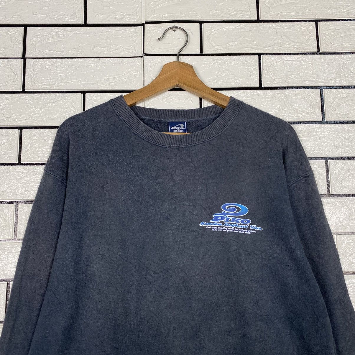 Japanese Brand 📌Vintage Sweatshirt Piko Hawaii Big Logo Size US M / EU 48-50 / 2 - 4 Thumbnail
