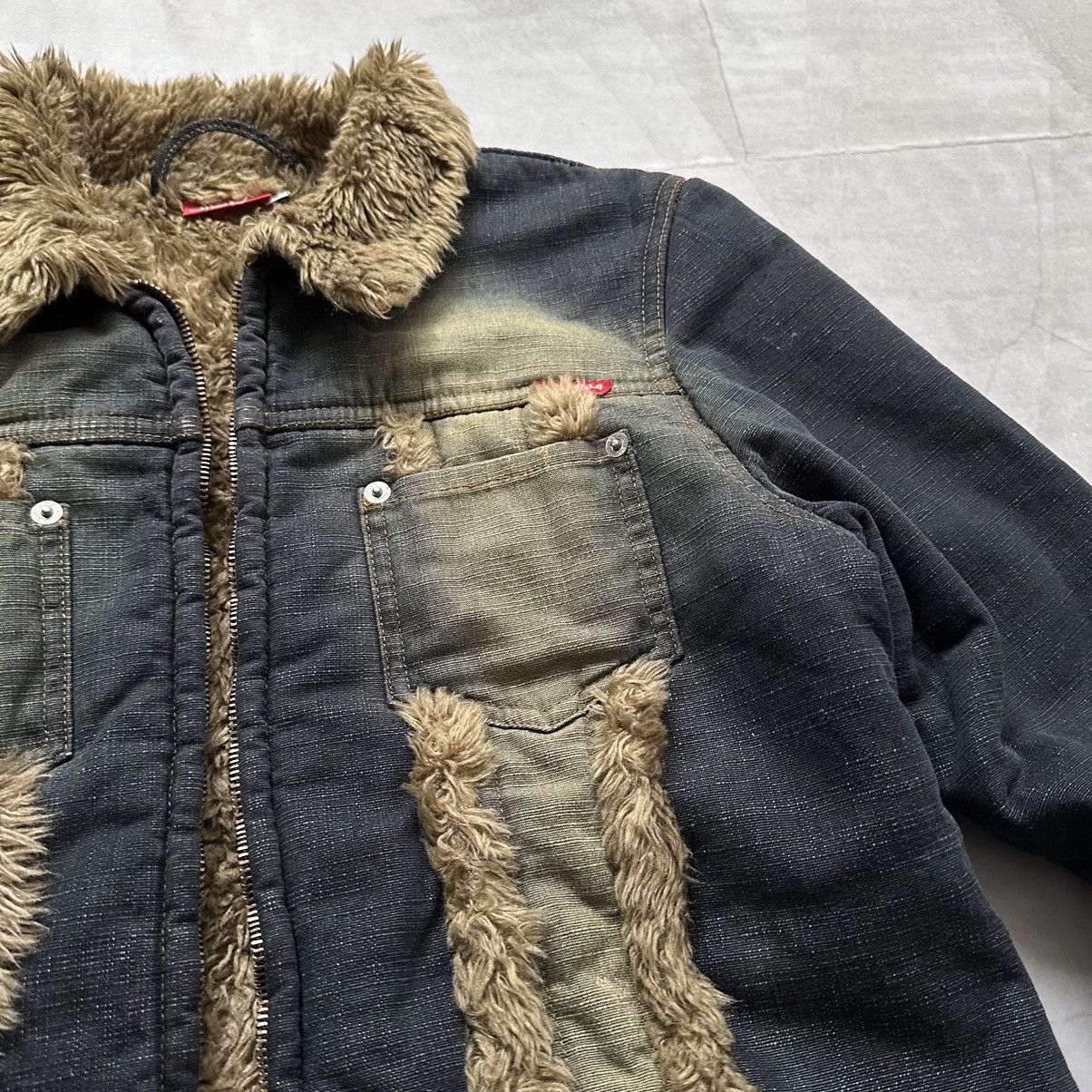 Hysteric Glamour × Undercover Punk LGB If Six Was Nine Fur Jacket Rick Owens Style Size L / US 10 / IT 46 - 9 Thumbnail