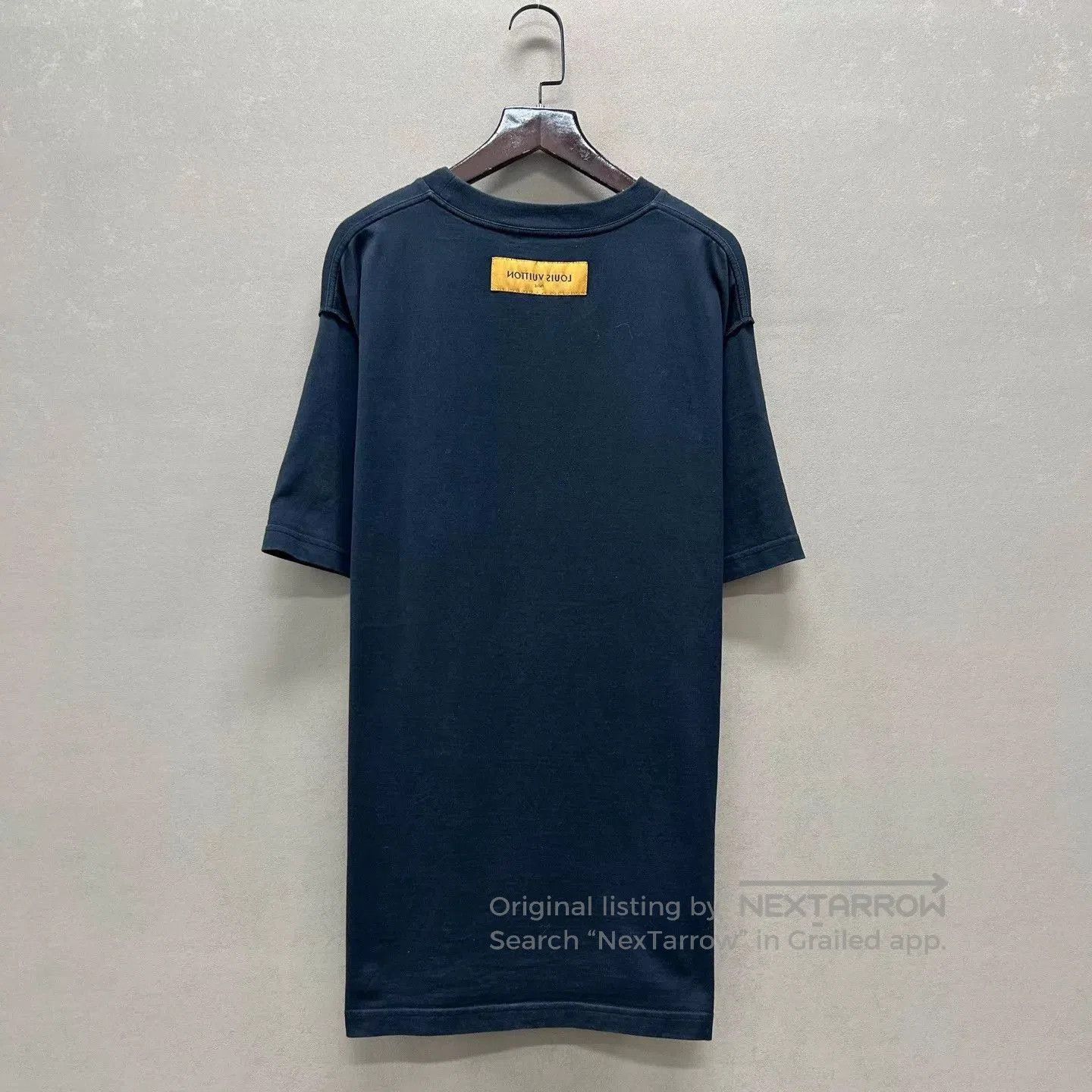 Louis Vuitton Black Short Sleeve Shirt with Embossed Detail. Size US L / EU 52-54 / 3 - 2 Thumbnail