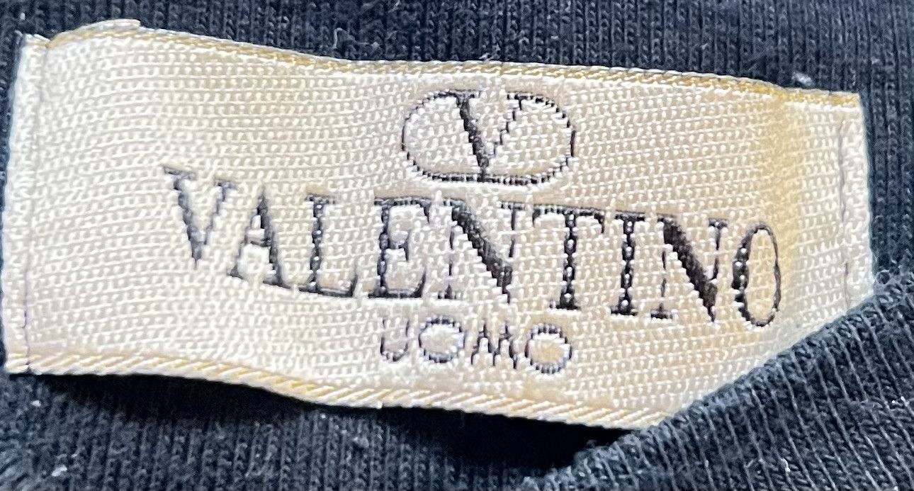 Designer VALENTINO UOMO Black Mens T-Shirt Size Medium Size US M / EU 48-50 / 2 - 3 Thumbnail