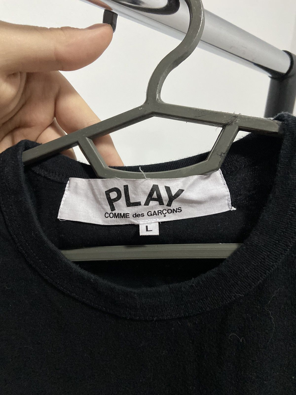 Comme des Garcons PLAY × Japanese Brand × Vintage Play Come Des Garcons Vintage T Shirt heart Logo Japanese Size US L / EU 52-54 / 3 - 5 Thumbnail