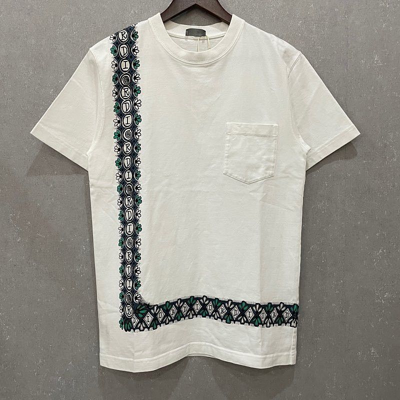 Dior Dior Letter Print T-Shirt Size S Size US S / EU 44-46 / 1 - 1 Thumbnail