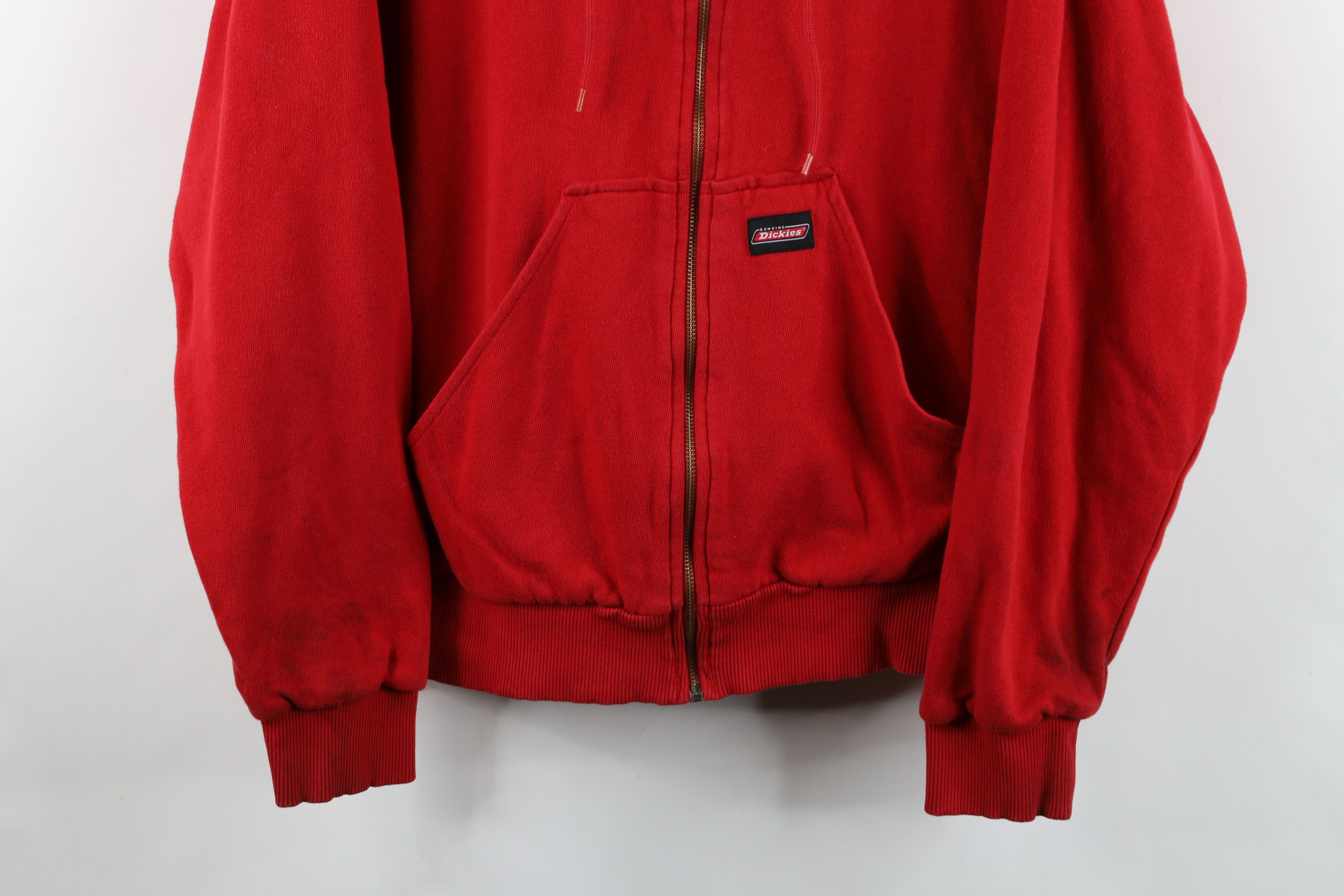 Dickies Vintage Dickies Thermal Waffle Knit Lined Hoodie Sweatshirt Size US XL / EU 56 / 4 - 3 Thumbnail
