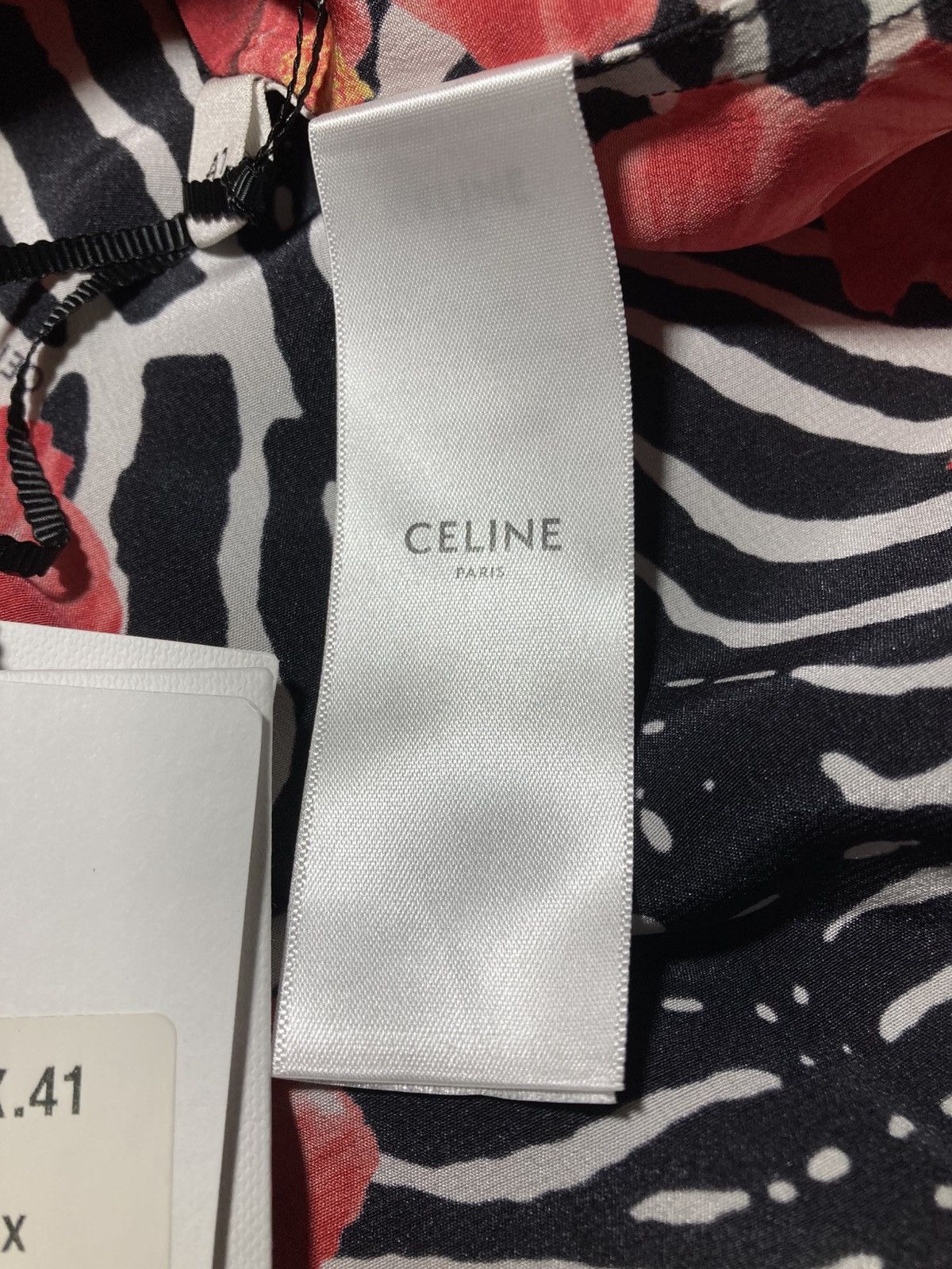 Celine New SS25 Celine Floral Bloom Silk Camp Collar Shirt Hawaiian Size US L / EU 52-54 / 3 - 6 Thumbnail