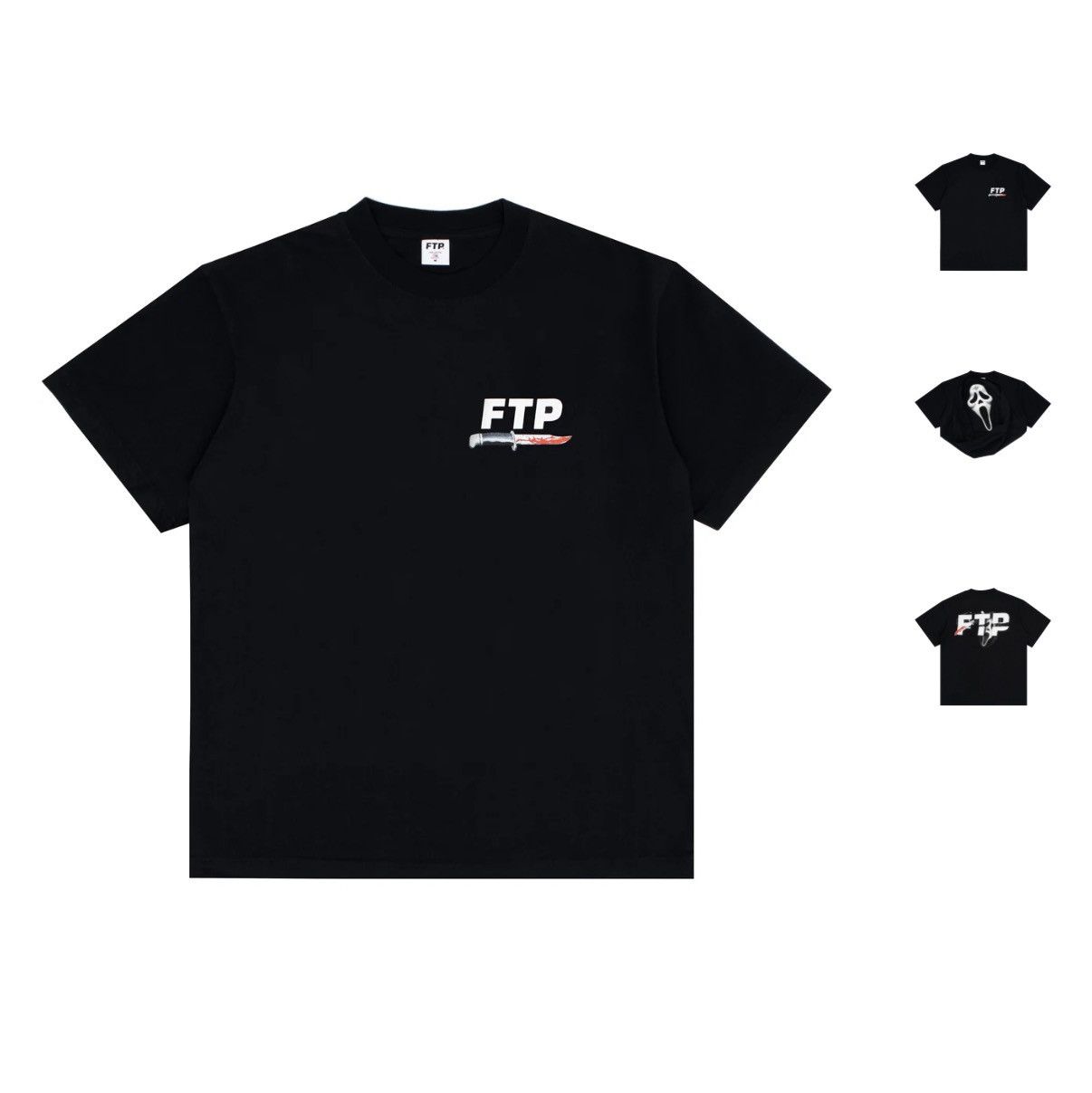Fuck The Population FTP Ghostface Logo Tee Size US XL / EU 56 / 4 - 3 Thumbnail