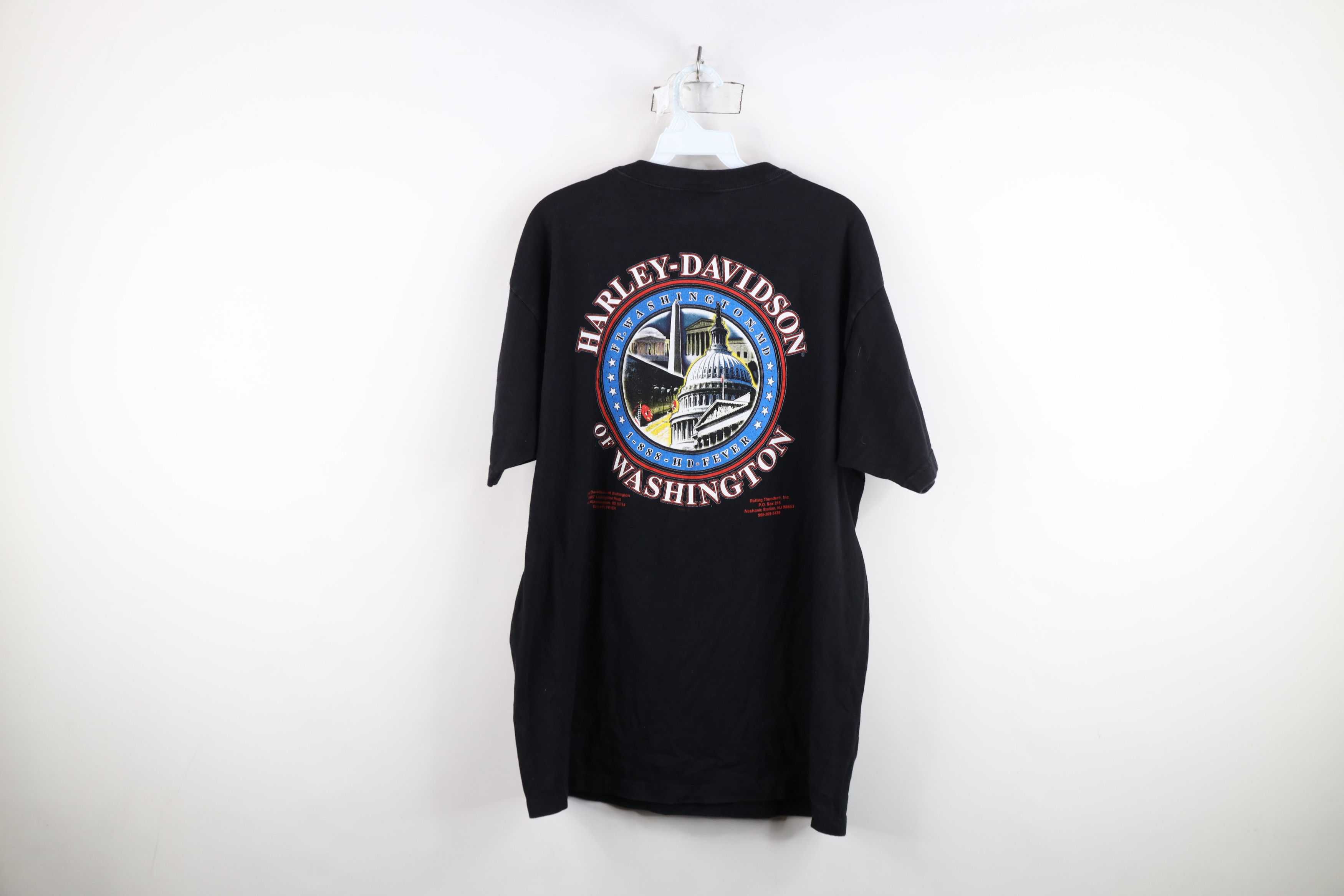 Harley Davidson Vintage Y2K 2003 Harley Davidson Thunder Eagle T-Shirt USA Size US XL / EU 56 / 4 - 14 Thumbnail
