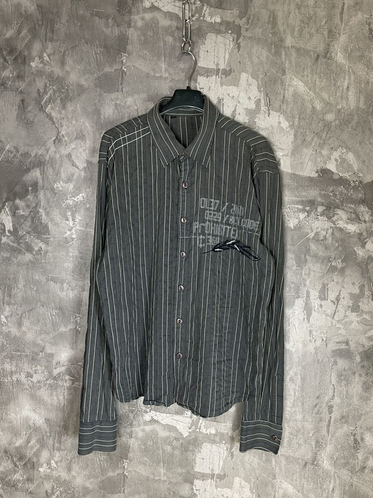 Diesel × Vintage Vintage Y2K Diesel logo Japanese Shirt button up Size US XL / EU 56 / 4 - 6 Thumbnail