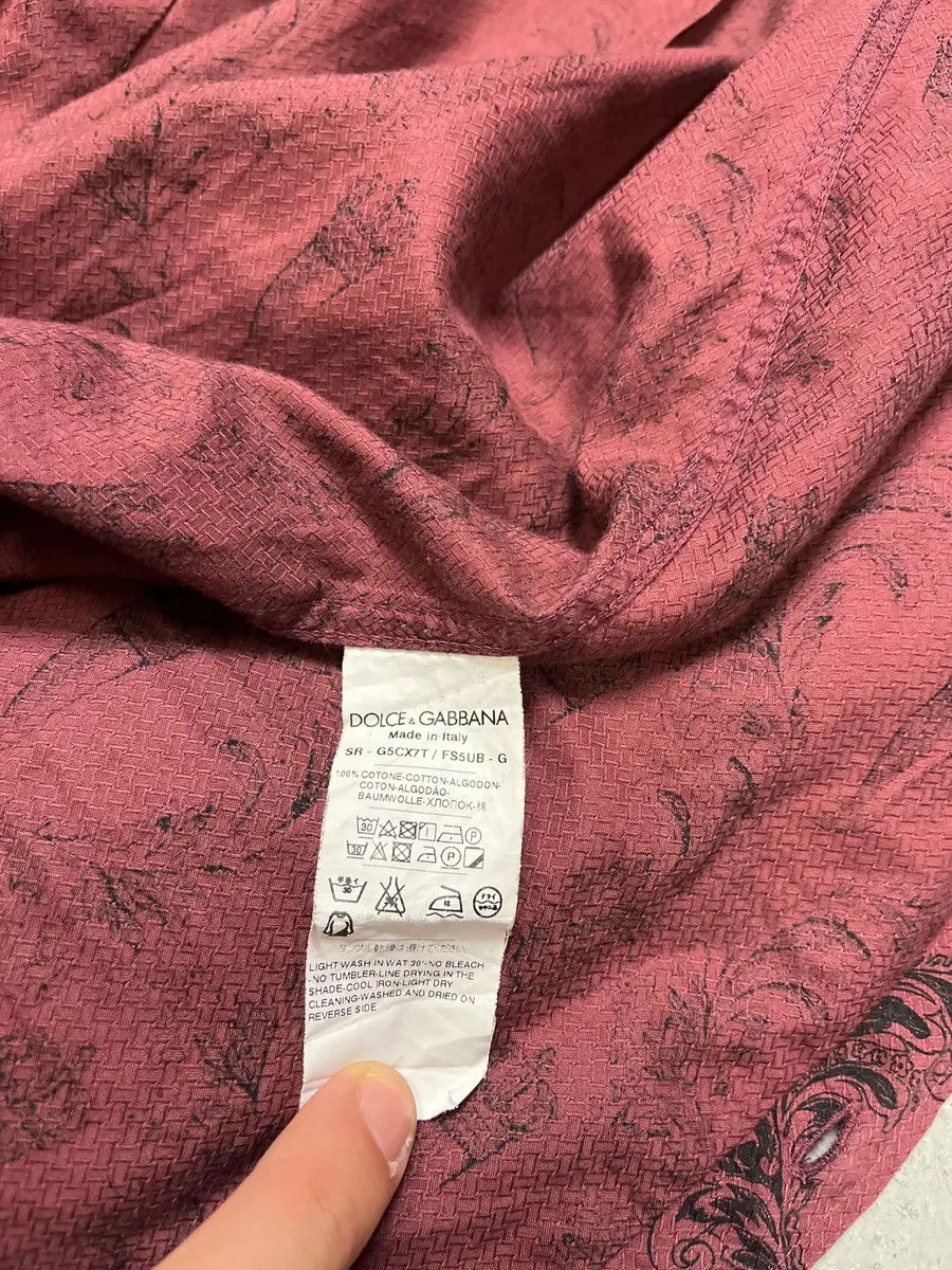 Dolce & Gabbana 2010s Dolce & Gabbana Red & Black Devil Shirt Size US M / EU 48-50 / 2 - 10 Thumbnail