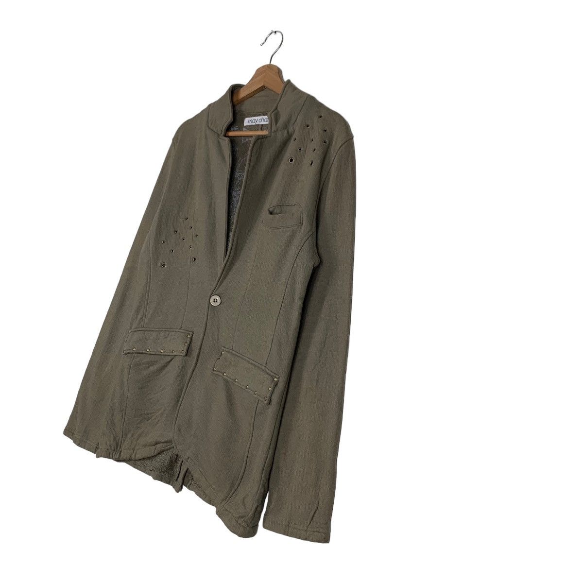 Japanese Brand MAY CHAMP Studded Casual Jacket #0184-C9 Size US M / EU 48-50 / 2 - 2 Thumbnail