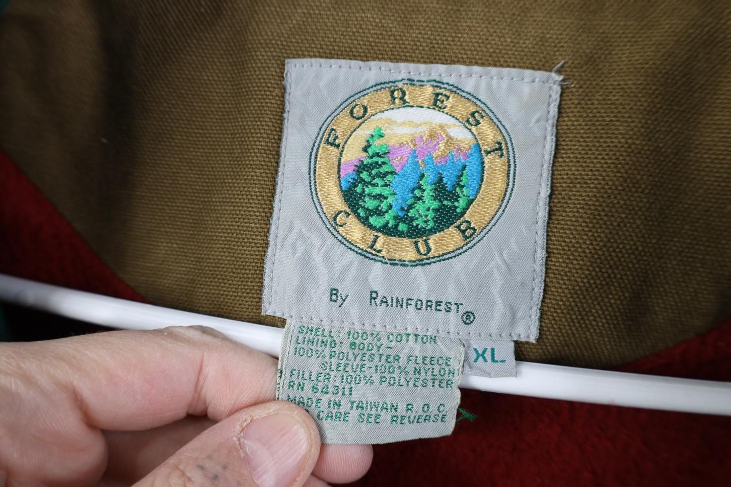 Vintage Vintage 90s Streetwear Lined Hooded Canvas Chore Jacket Size US XL / EU 56 / 4 - 10 Thumbnail