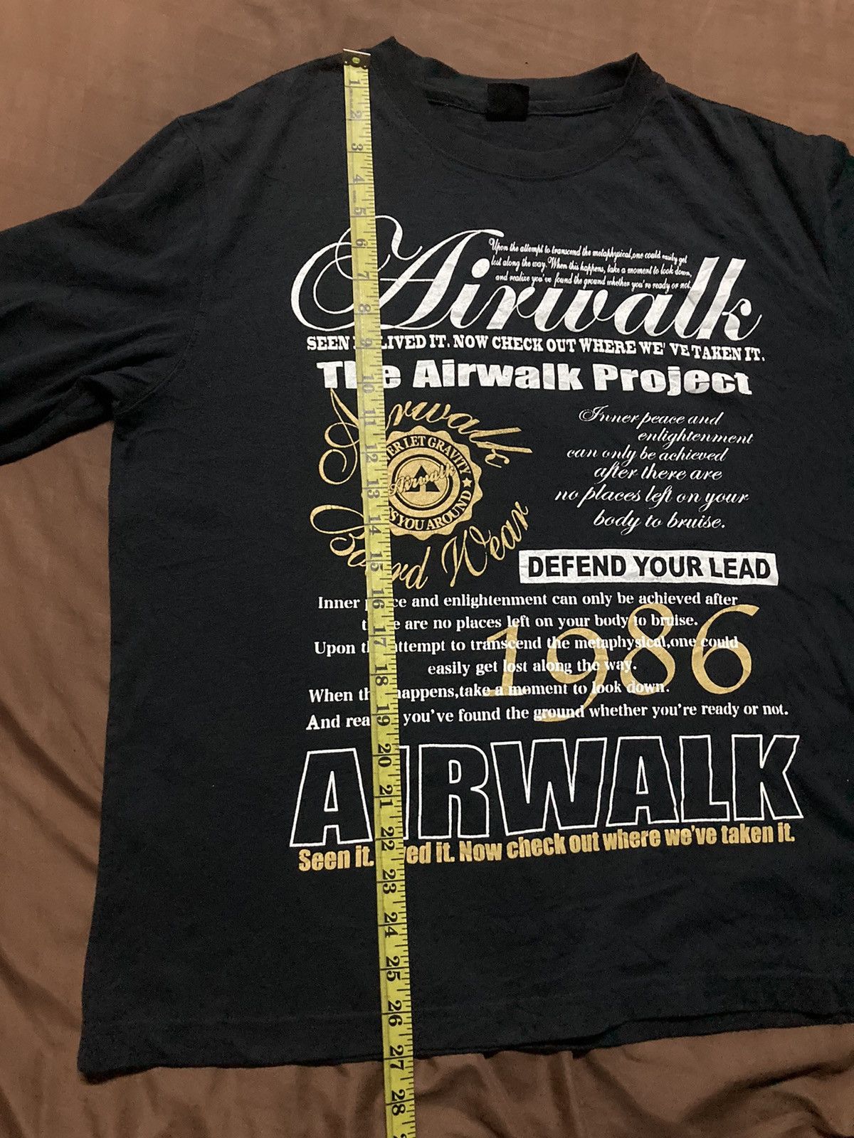 Airwalk × Vintage Vintage Airwalk Longsleeve Black Tee Size US XL / EU 56 / 4 - 7 Thumbnail