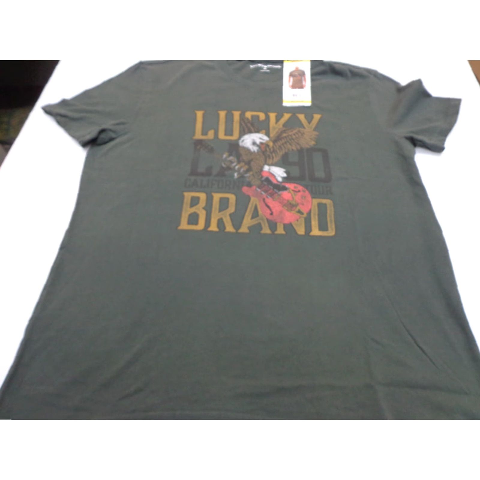 Lucky Brand Lucky Brand LA 90 California tour Men's T-Shirt Size Medium 100% Cotton NEW Size US M / EU 48-50 / 2 - 2 Thumbnail