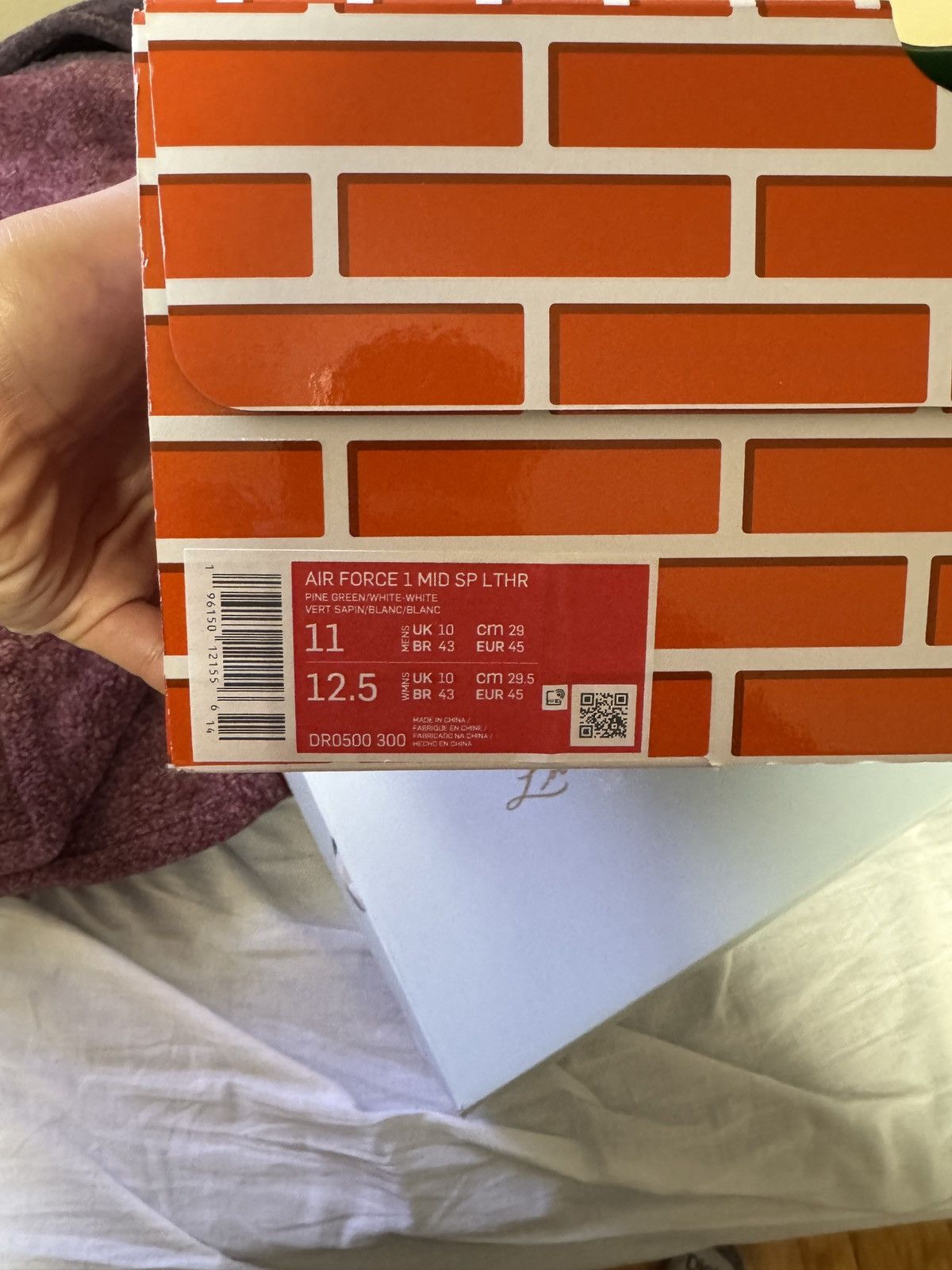 Nike × Off-White Green OFF-WHITE AF1 size 11 Size US 11 / EU 44 - 8 Thumbnail