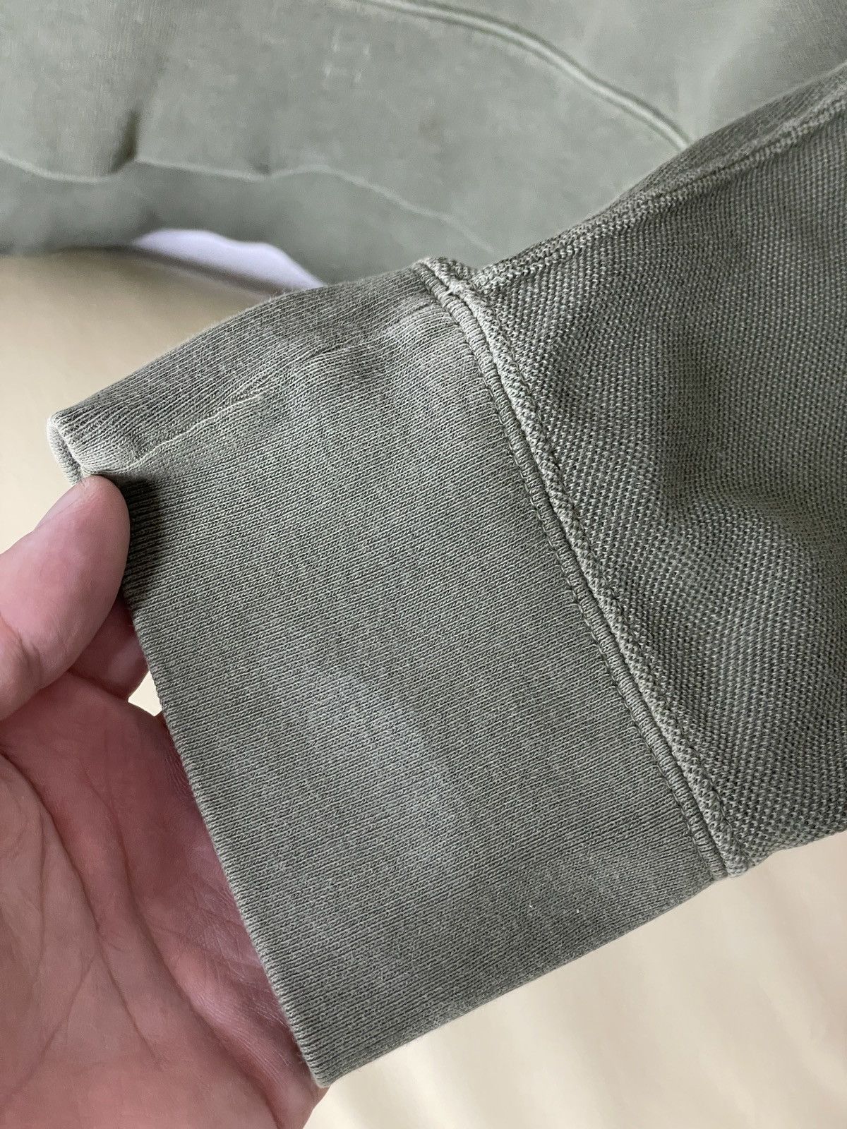 Polo Ralph Lauren Polo Ralph Lauren pique Vintage Olive Green Hoodie 90s Size US XL / EU 56 / 4 - 11 Thumbnail