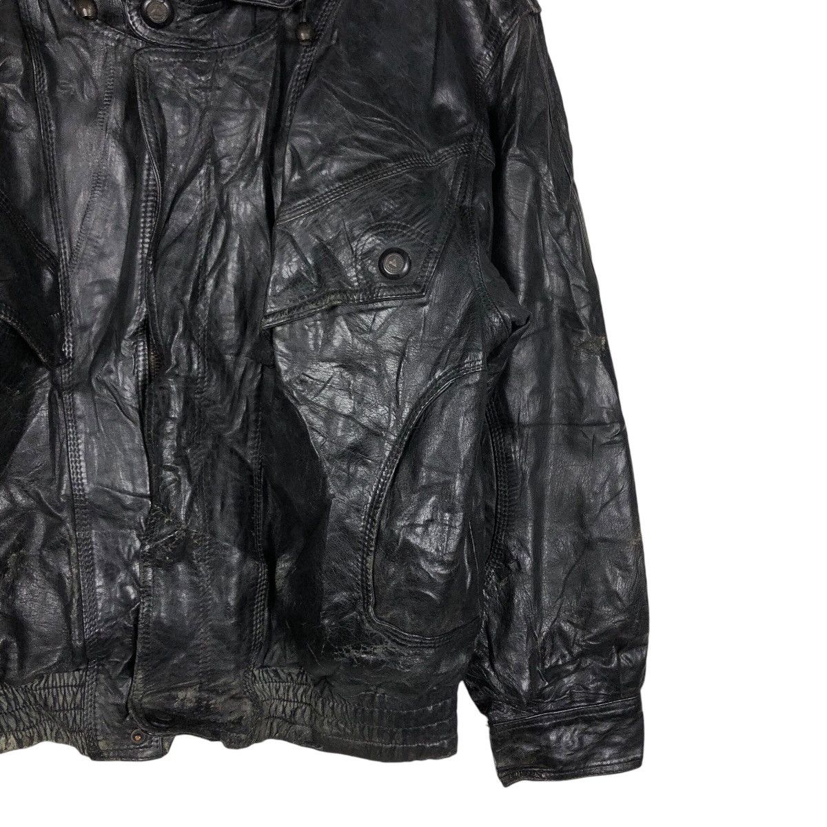 Japanese Brand Vintage Biker Leather Jacket Davin Skin Deep 14th Addiction Size US M / EU 48-50 / 2 - 6 Thumbnail