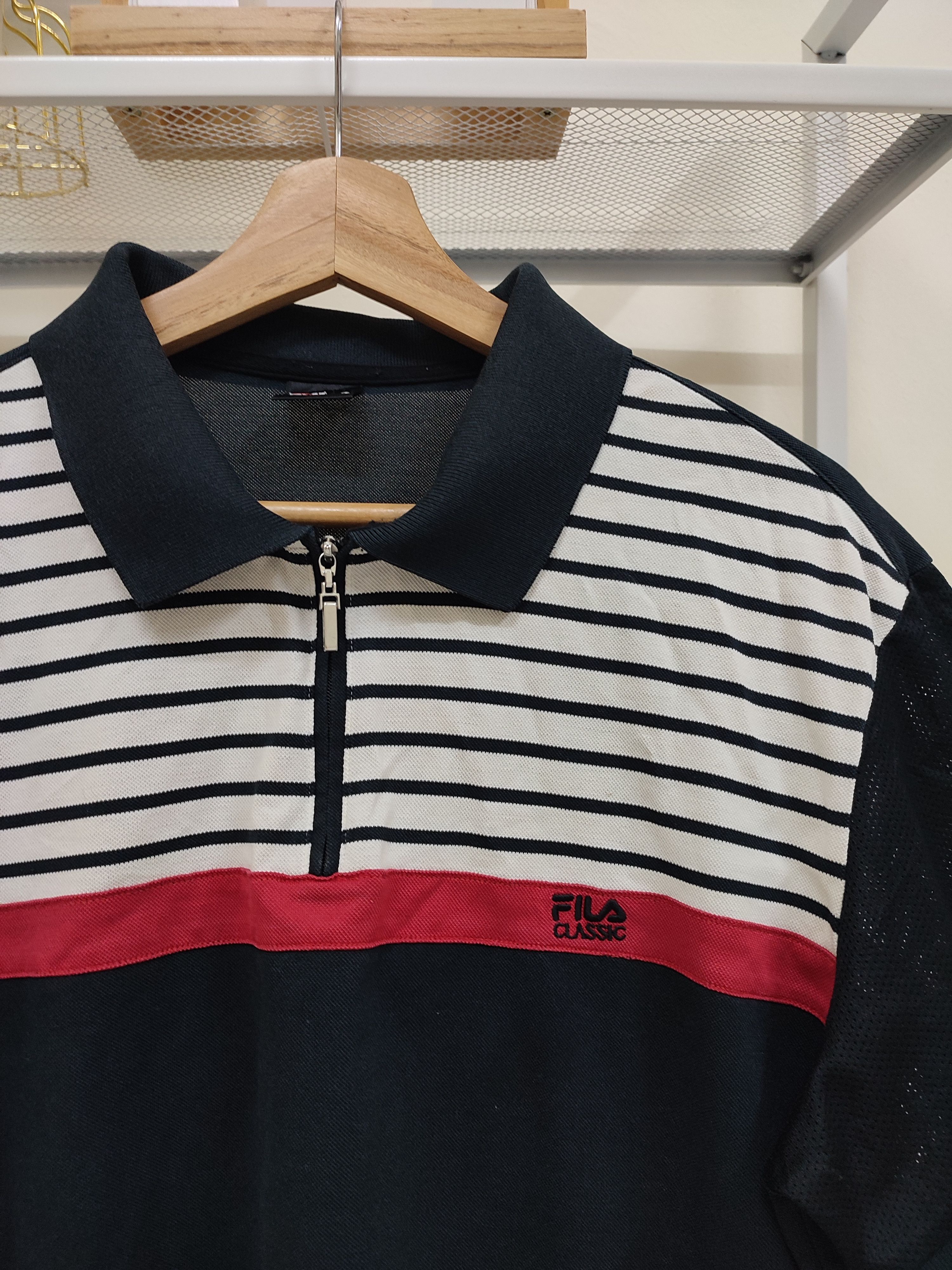 Fila Vintage Half Zipped Fila Classic Polo Tee Size US M / EU 48-50 / 2 - 8 Thumbnail