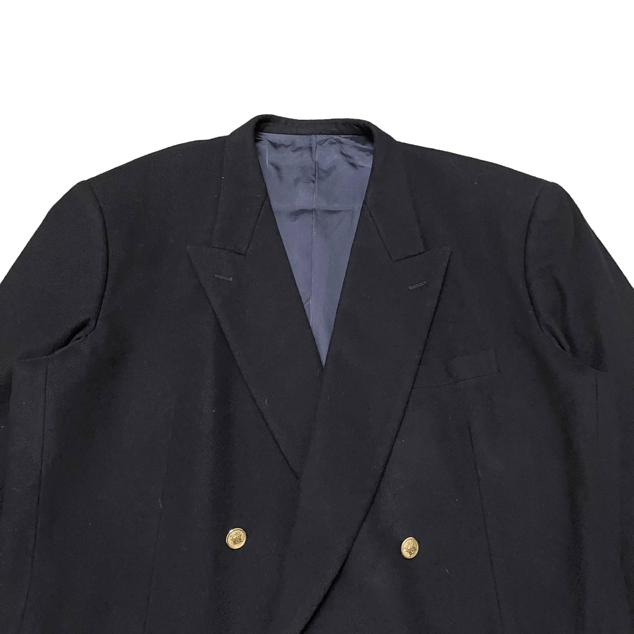 Takeo Kikuchi Vintage Takeo Kikuchi Signature Wool Double Breasted Coat Size US XXL / EU 58 / 5 - 2 Thumbnail