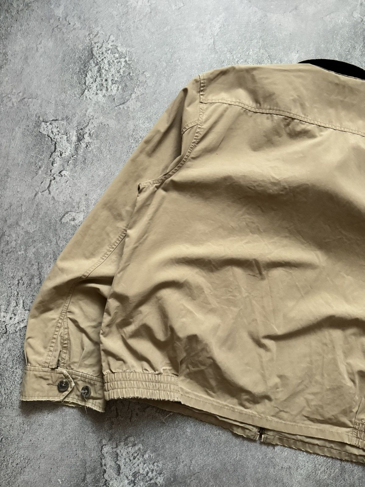 Polo Ralph Lauren × Ralph Lauren × Vintage Polo Ralph Lauren L beige distressed jacket bomber light Size US L / EU 52-54 / 3 - 21 Thumbnail