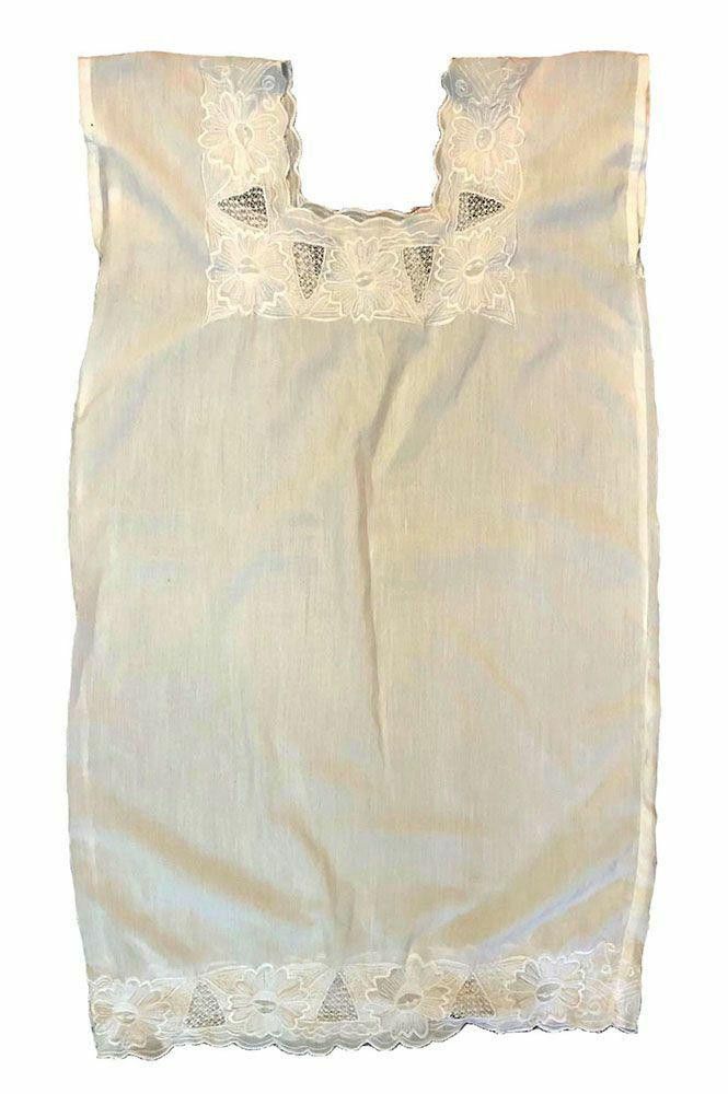 Designer Pre Owned White Hand Made Dress Xl Size XL / US 12-14 / IT 48-50 - 2 Thumbnail