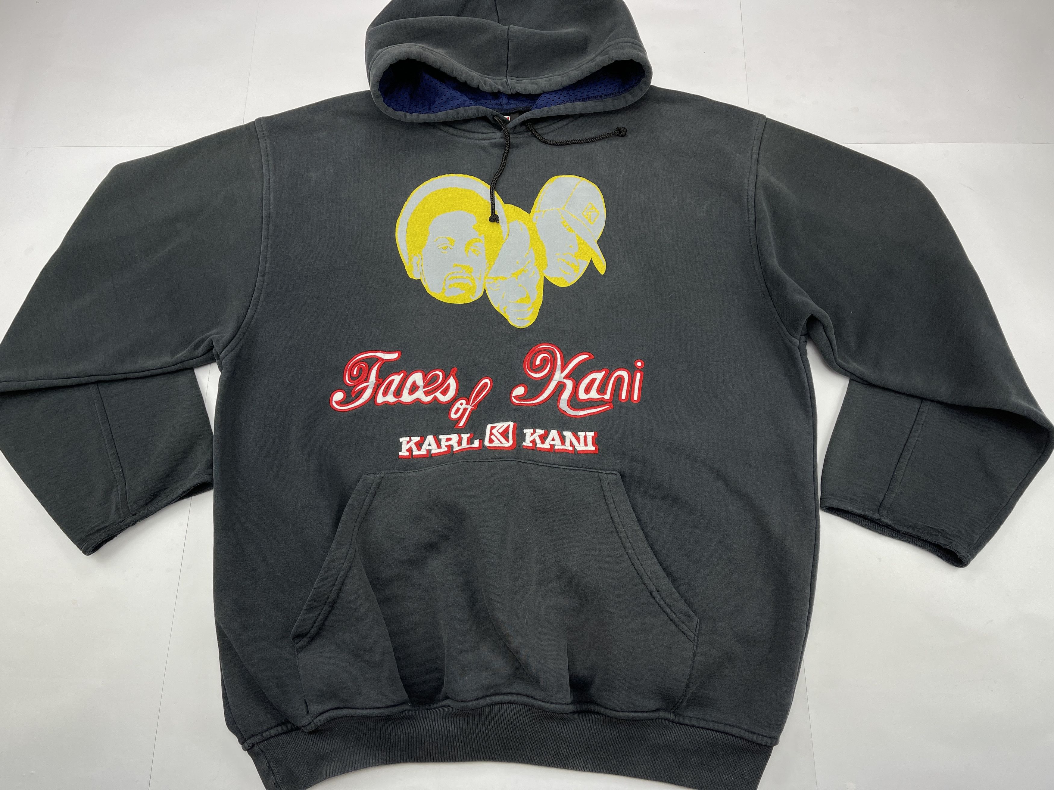 Karl Kani KARL KANI hoodie Faces of Kani vintage hip hop sweatshirt XL Size US XL / EU 56 / 4 - 7 Thumbnail