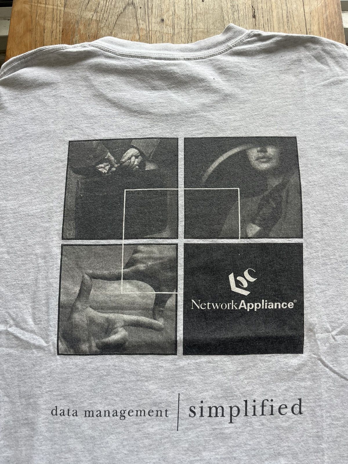 Vintage Vintage Network Appliance data management Ads promo shirt Size US XL / EU 56 / 4 - 8 Thumbnail