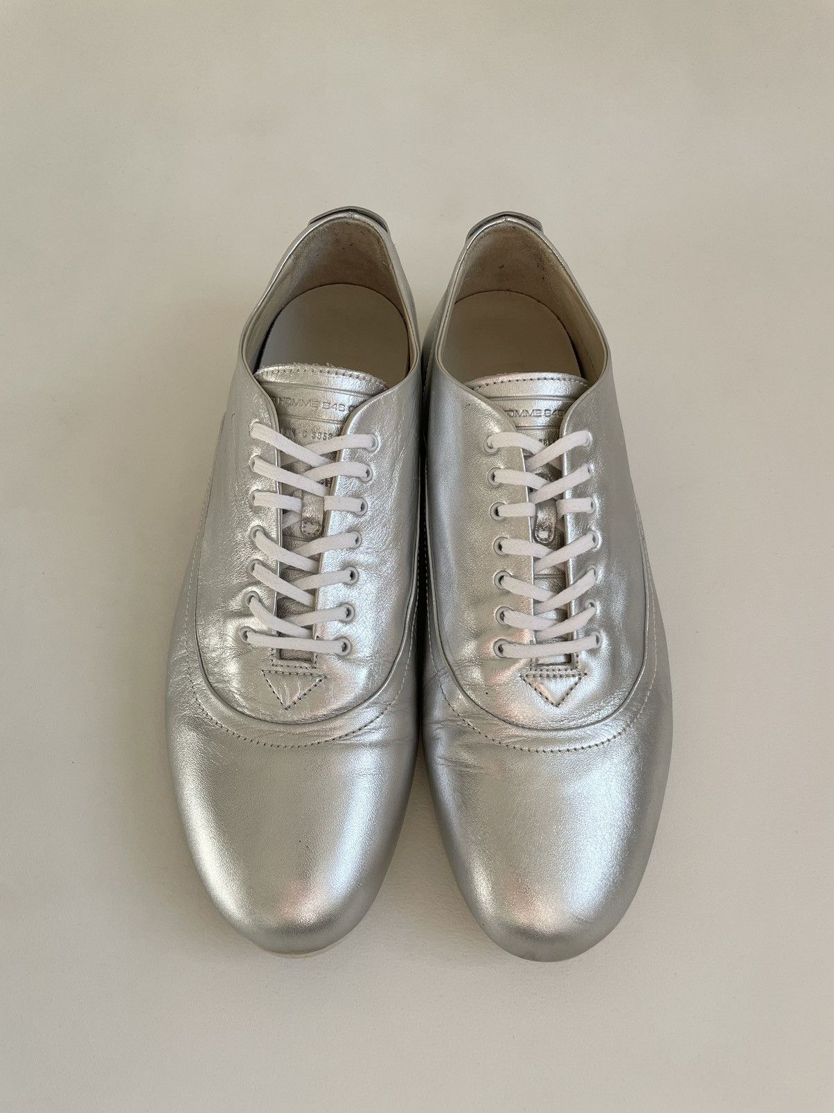 Dior S/S 07 Silver Leather Ballet Pump Sneakers Size US 9 / EU 42 - 8 Thumbnail