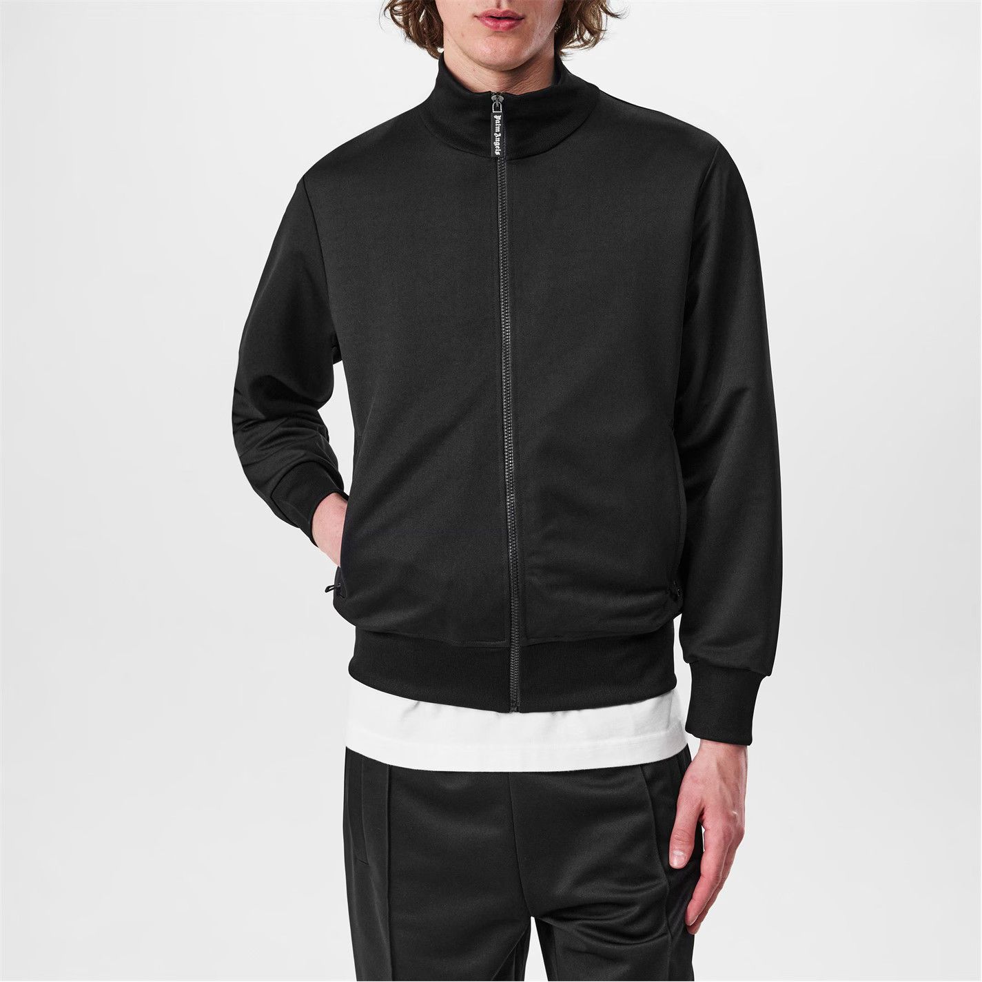 Palm Angels o1g2r1mq0426 Curve Track Jacket in Black Size US L / EU 52-54 / 3 - 3 Thumbnail