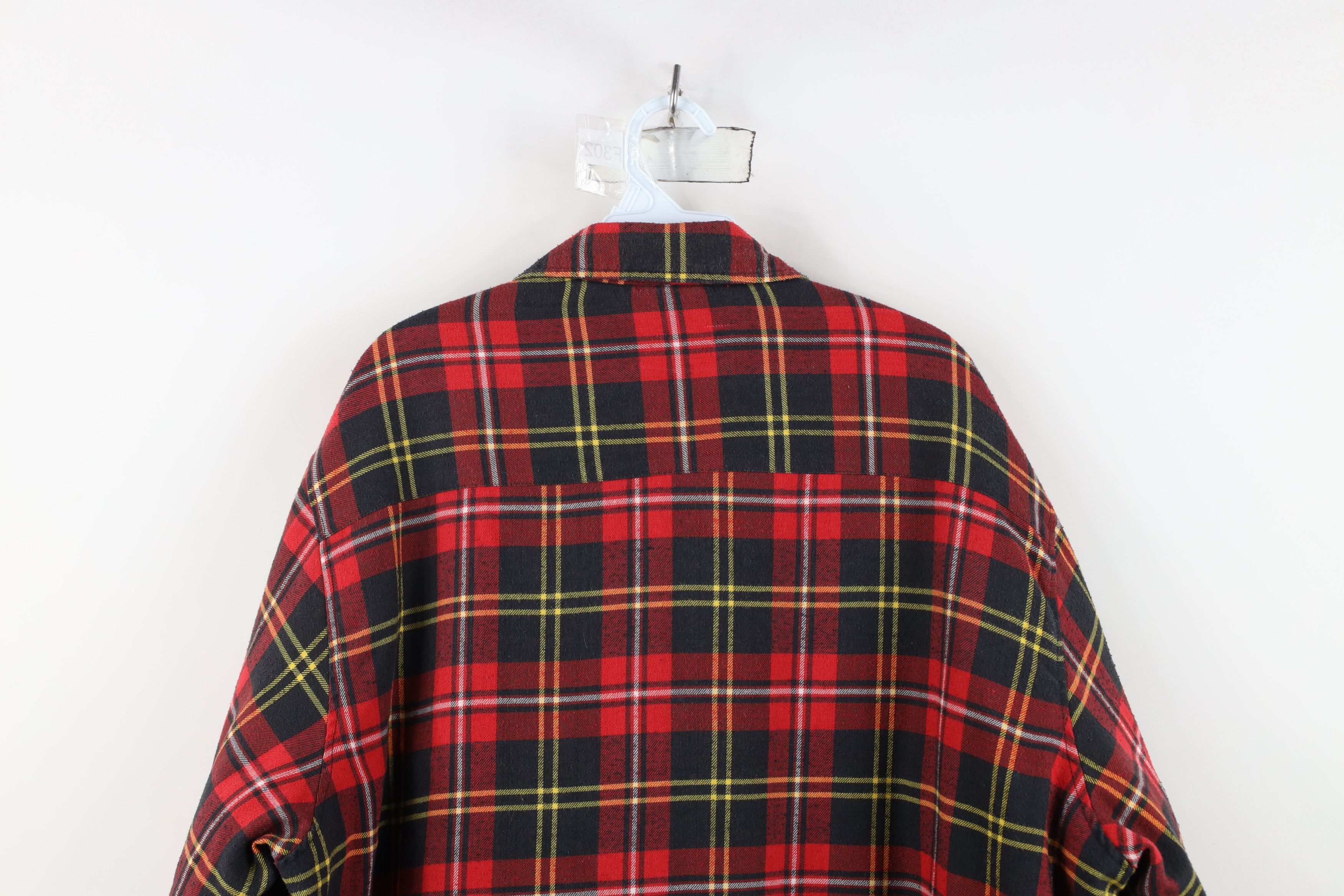 Vintage Vintage 90s Streetwear Quilted Flannel Button Shirt Jacket Size US M / EU 48-50 / 2 - 14 Thumbnail