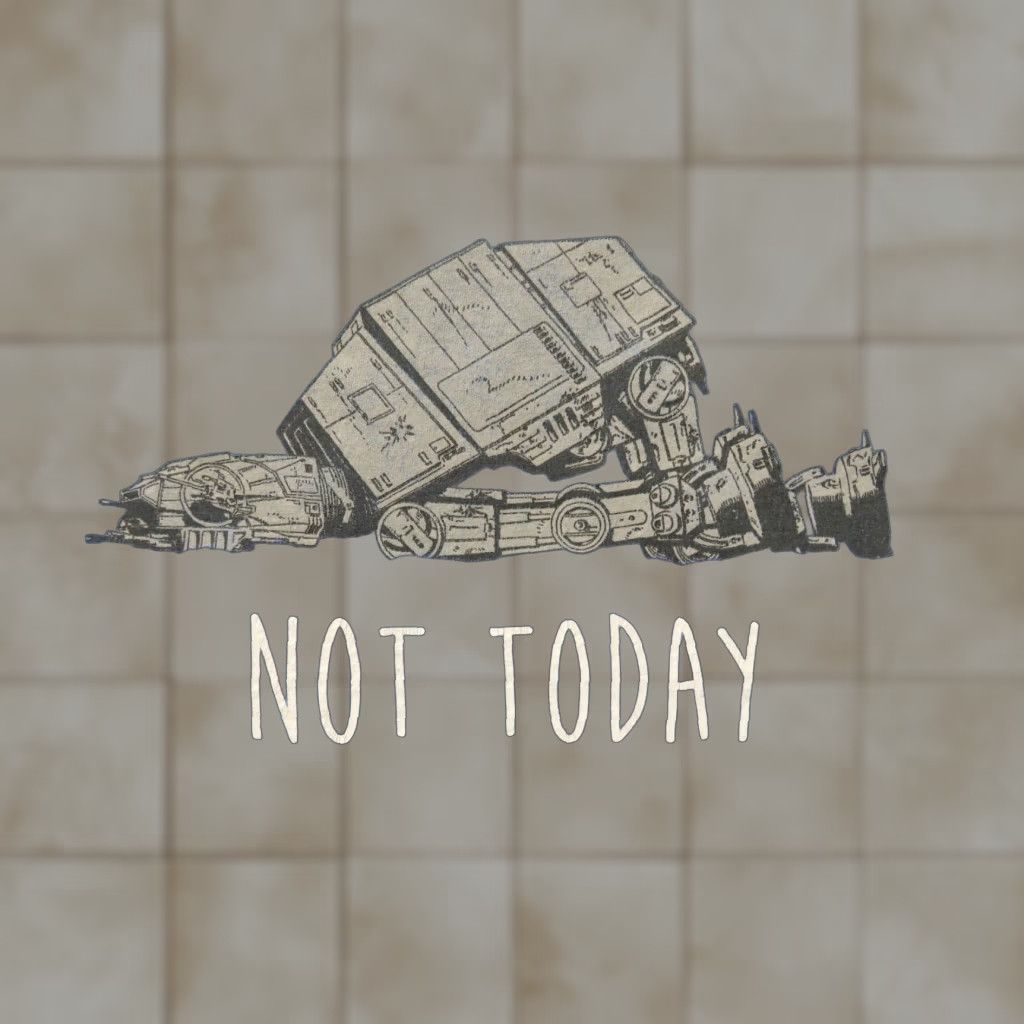Star Wars VTG Star Wars Not Today At-At Tired TGIF Help Funny Droid T-Shirt L Multicolor Crew Neck Short Sleeve Unisex Adults Size US L / EU 52-54 / 3 - 1 Thumbnail