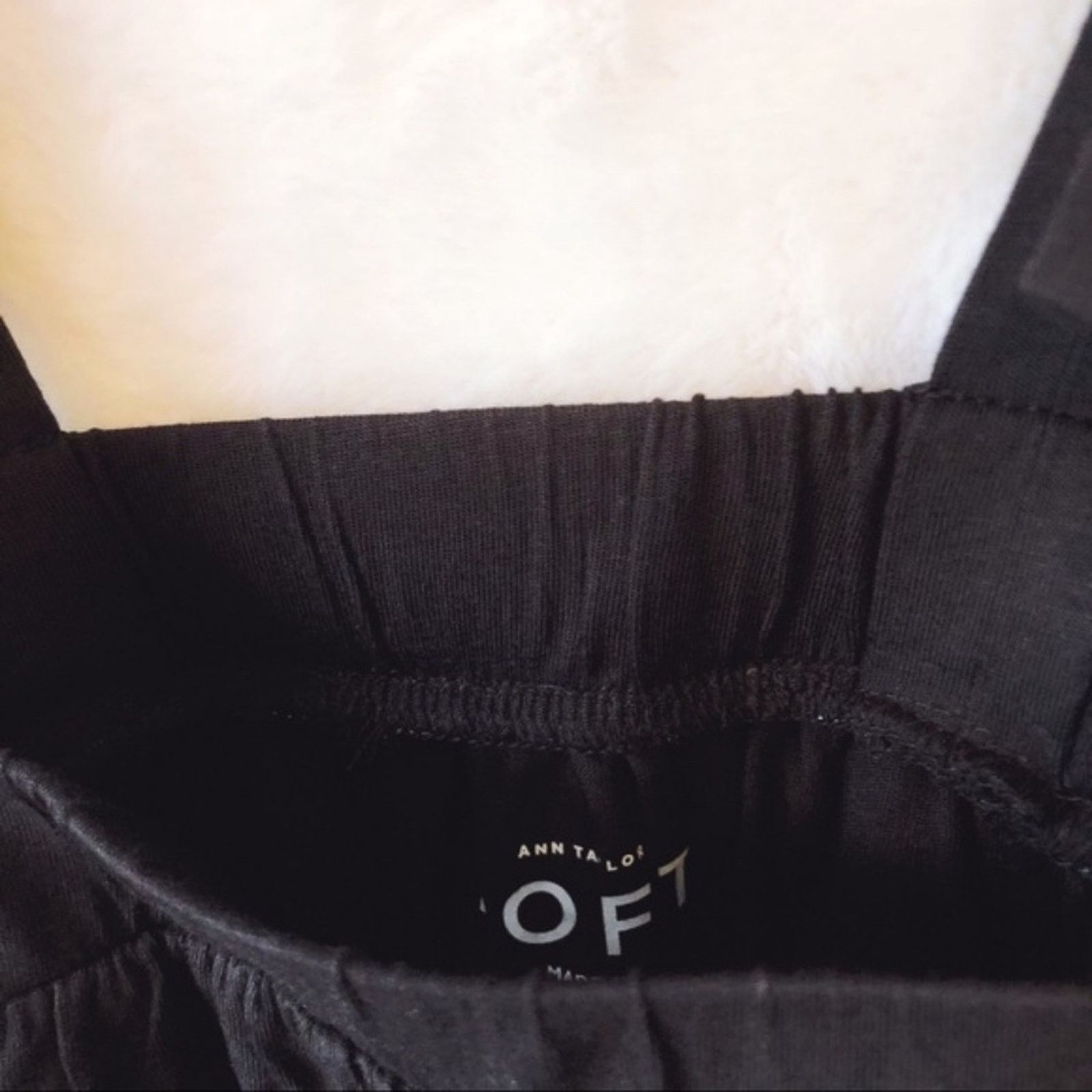 Loft LOFT Black Layered Tie Top Size XXS / US 00 / IT 34 - 3 Thumbnail