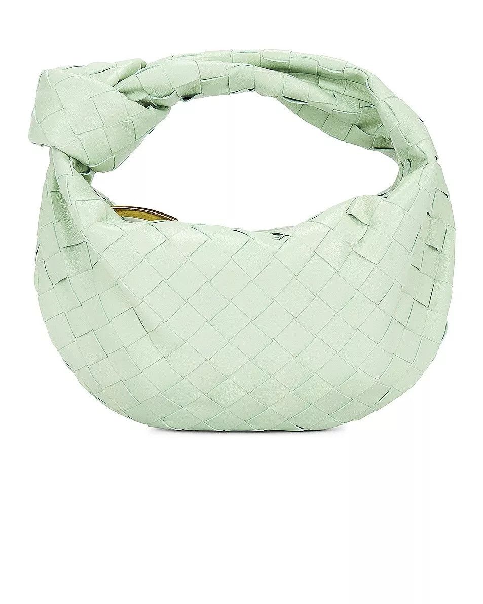 Bottega Veneta Mini Jodie Fresh Mint Leather New $2950