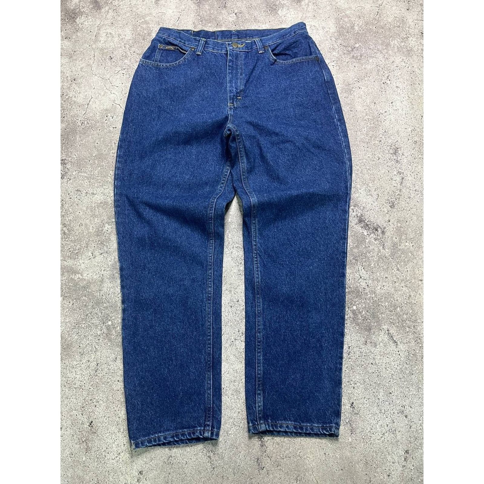Japanese Brand Vintage Riders High Waist Straight Leg Jeans Blue 90s Style Size 32" / US 10 / IT 46 - 1 Thumbnail