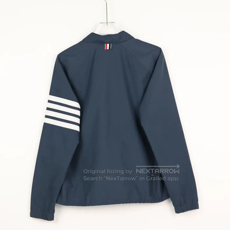 Thom Browne Thom Browne Dark Blue Pilot Jacket Size US M / EU 48-50 / 2 - 2 Thumbnail