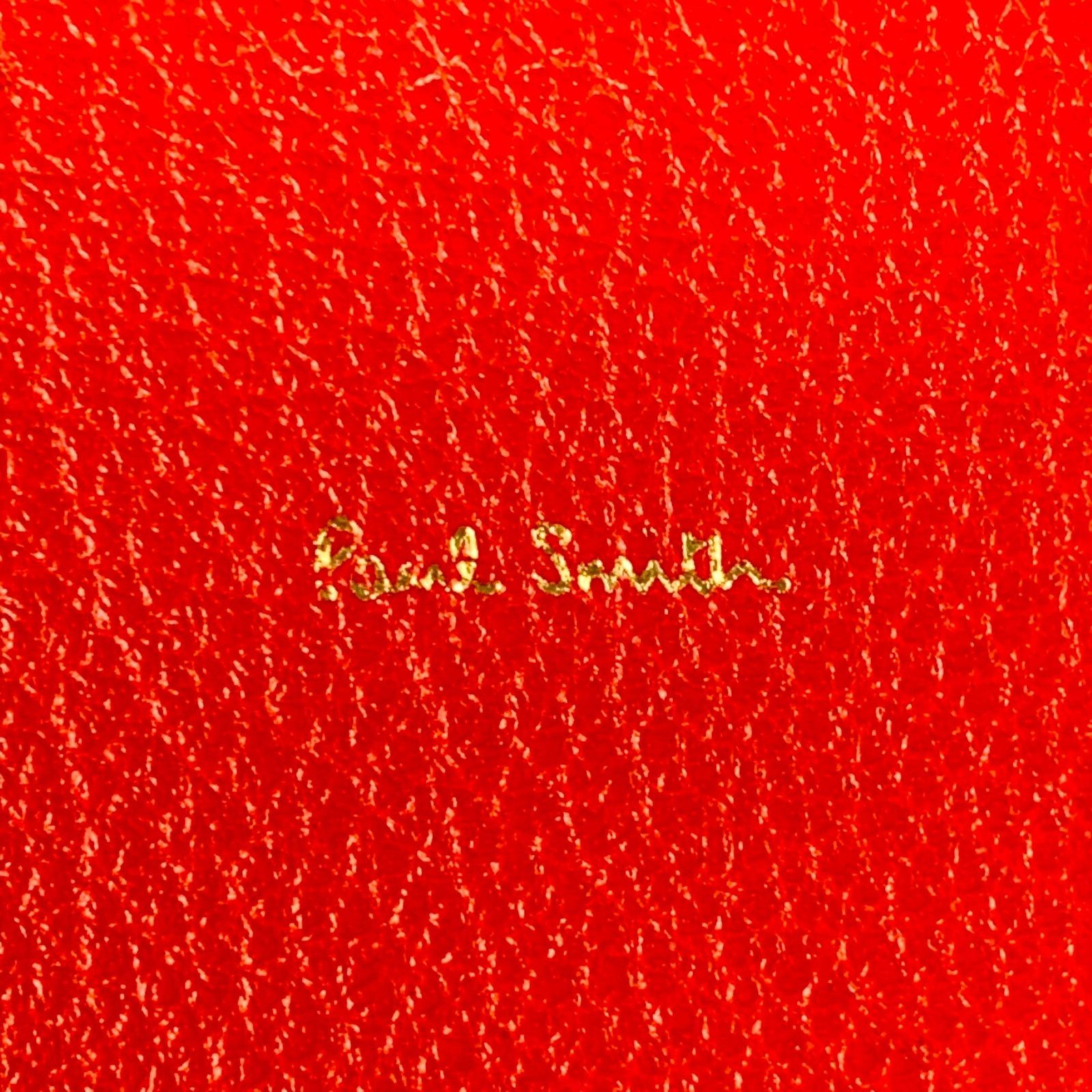 Paul Smith PAUL SMITH Red Textured Pebble Grain Leather Shoulder Bag Size ONE SIZE - 2 Thumbnail