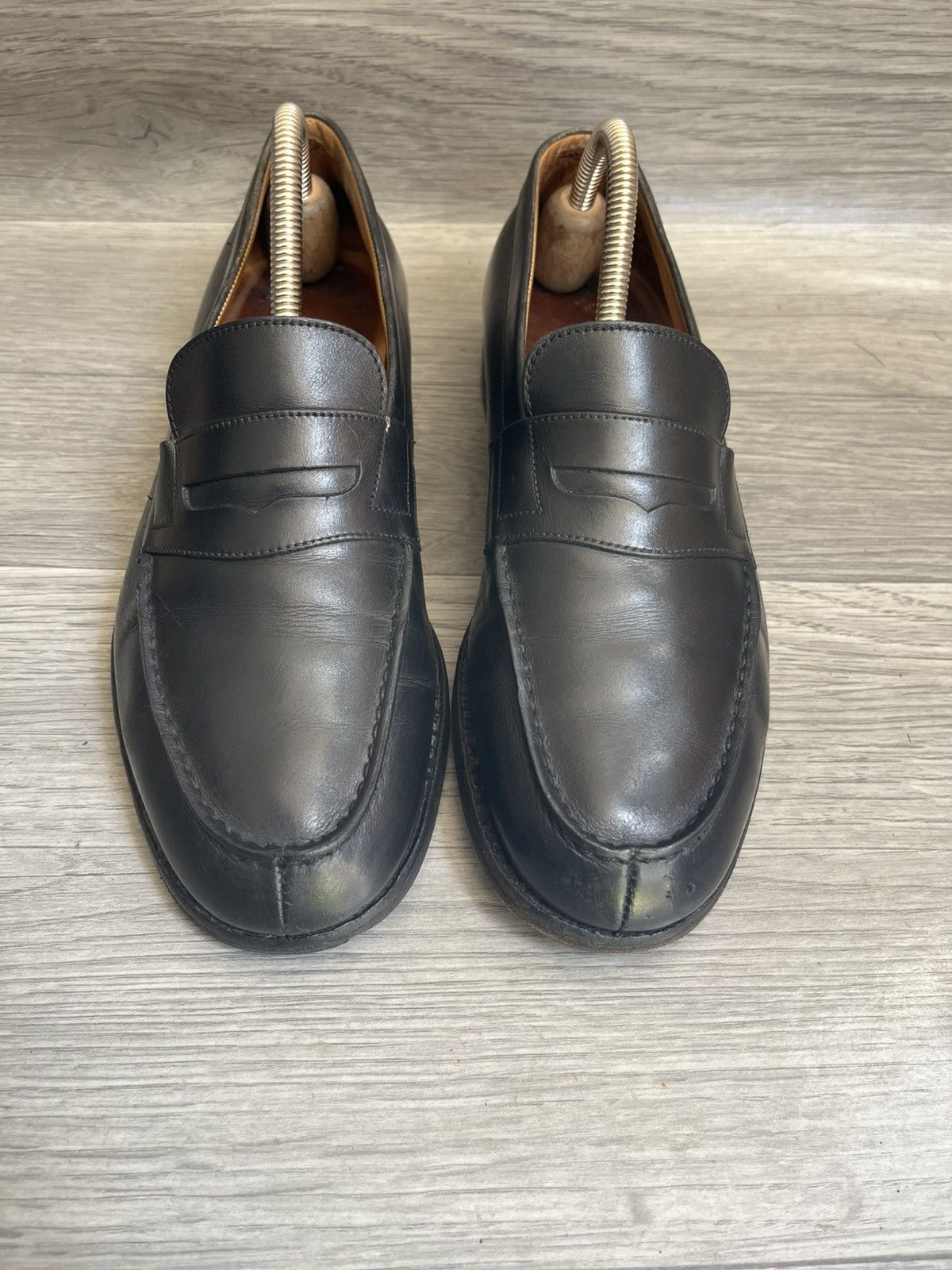 J.M.Weston 180 Slip On Penny Loafers Uk 6c in Black, Men's (Size 7) — image 3 of 6