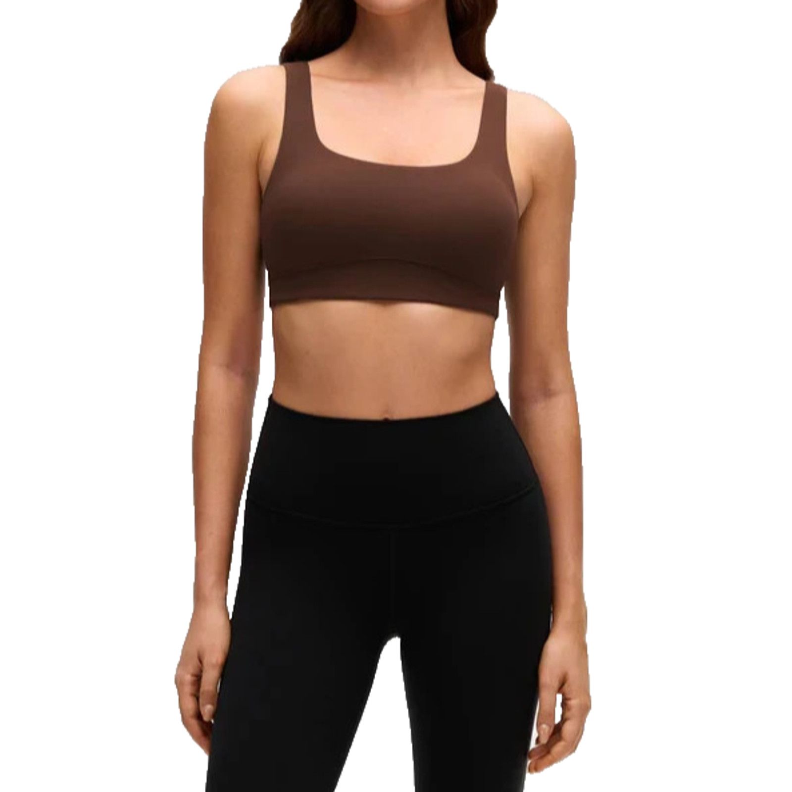 Other CRZ YOGA Butterluxe Sports Bra Padded Brown Small New Size S / US 4 / IT 40 - 1 Thumbnail