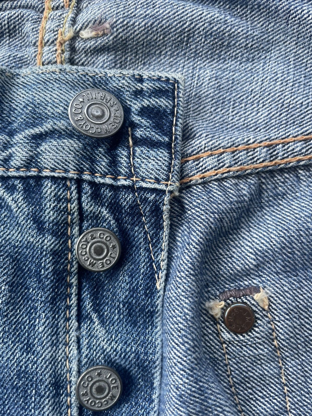 The Real McCoy's Vintage Joe Mccoy Selvedge Denim Size US 34 / EU 50 - 17 Thumbnail