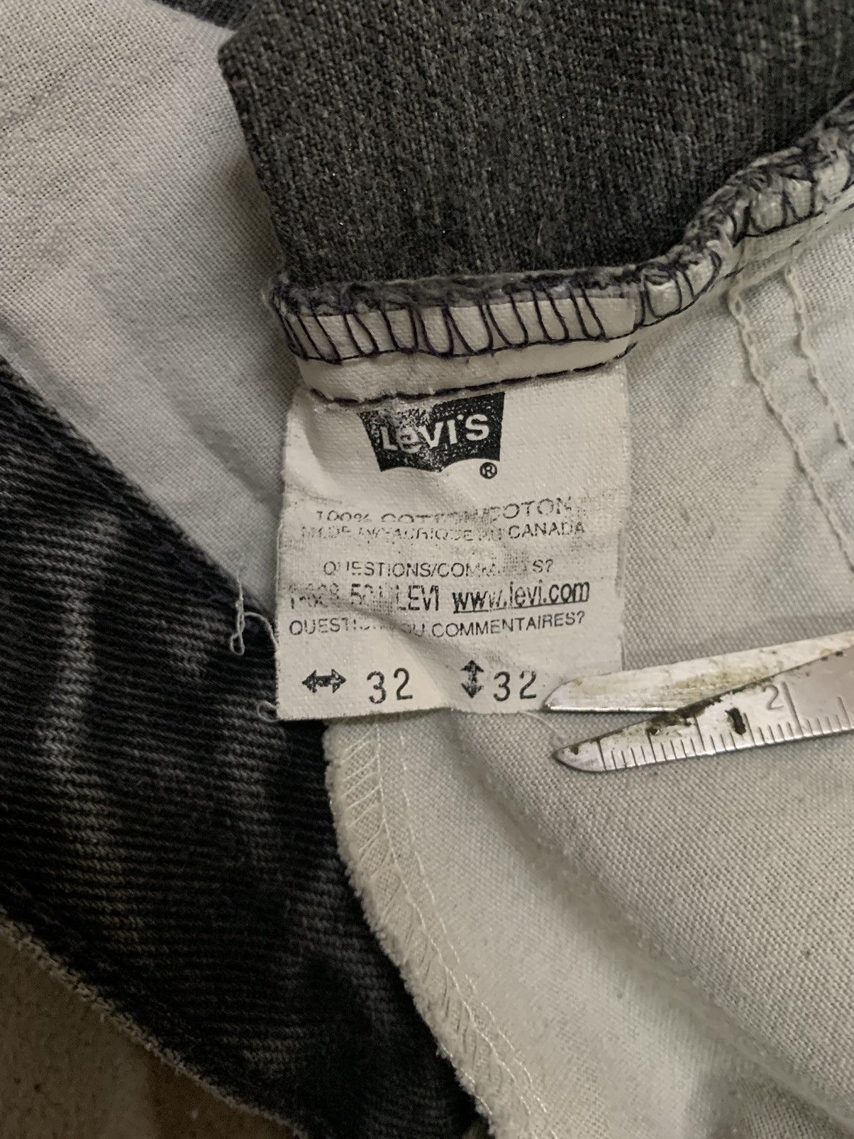 Levi's Vintage 80s Levis 506 Orang Tab Faded Loose Distressed Jeans Size US 31 - 15 Thumbnail