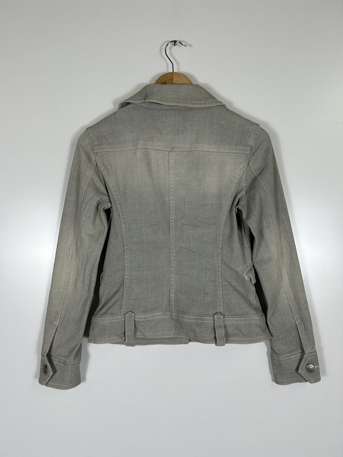 Japanese Brand ⚡️Vintage Y2K Kumiyoku Onward Zipper Denim Jacket Size S / US 4 / IT 40 - 14 Thumbnail