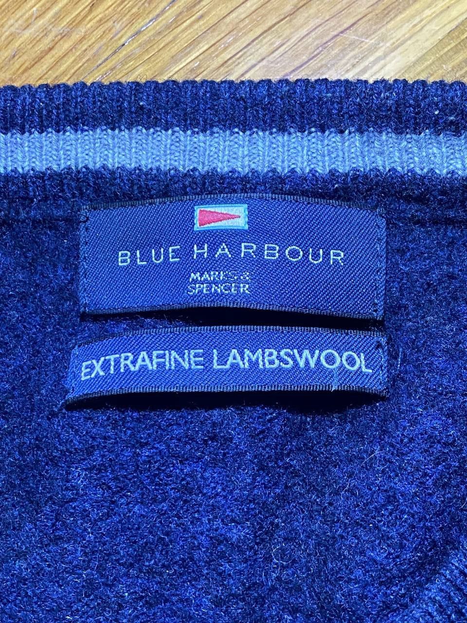 Vintage Blue Harbour Marks & Spencer lambswool sweater Size US L / EU 52-54 / 3 - 3 Thumbnail
