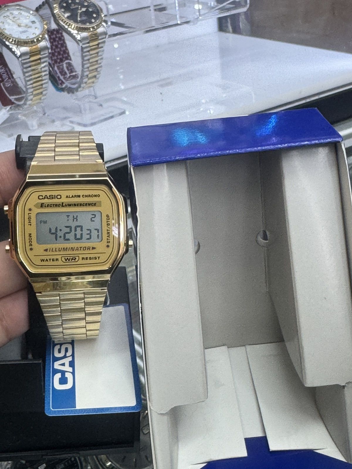 Casio Casio Stainless Steel Watch Unisex Size Brand New Size 34 - 11 Thumbnail