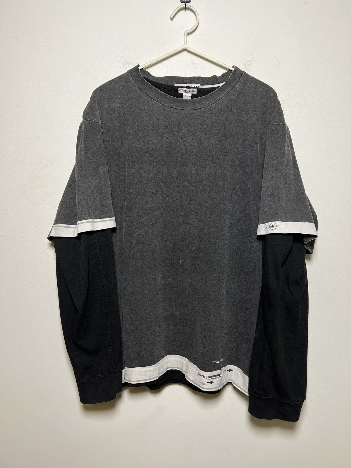 Stone Island Stone Island Layered Contrast Hem Set Size US XL / EU 56 / 4 - 1 Thumbnail