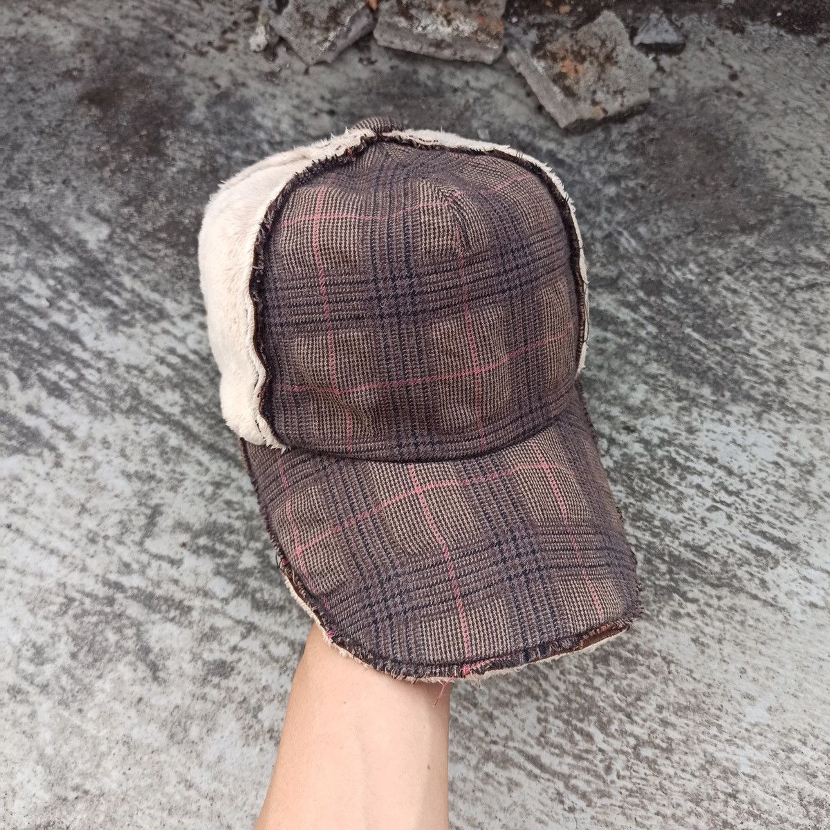 CA4LA × Flannel Sick.. Unique hat with three layers each piece Size ONE SIZE - 1 Thumbnail
